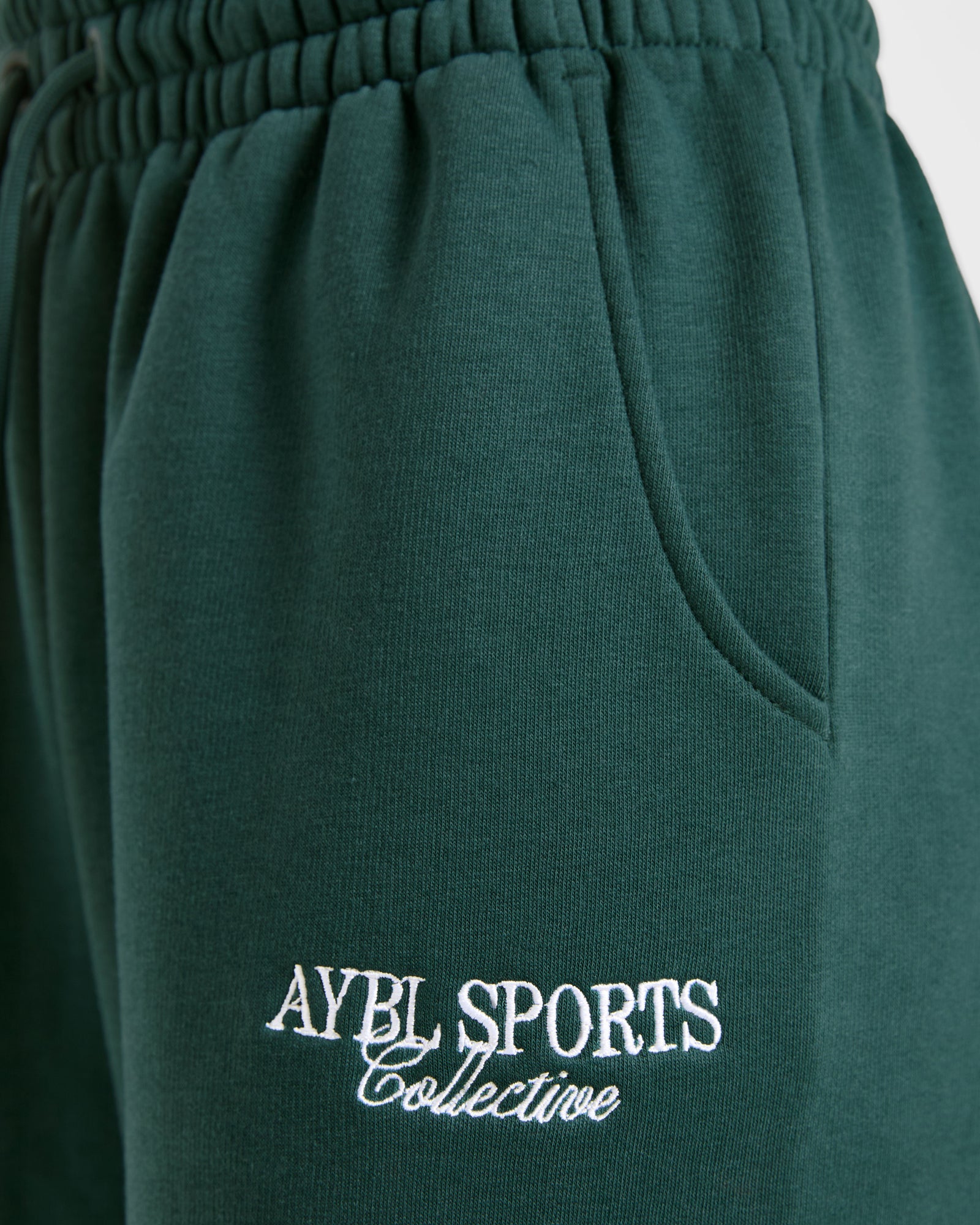 Sports Collective Oversized Straight Leg Joggers - Deep Forest