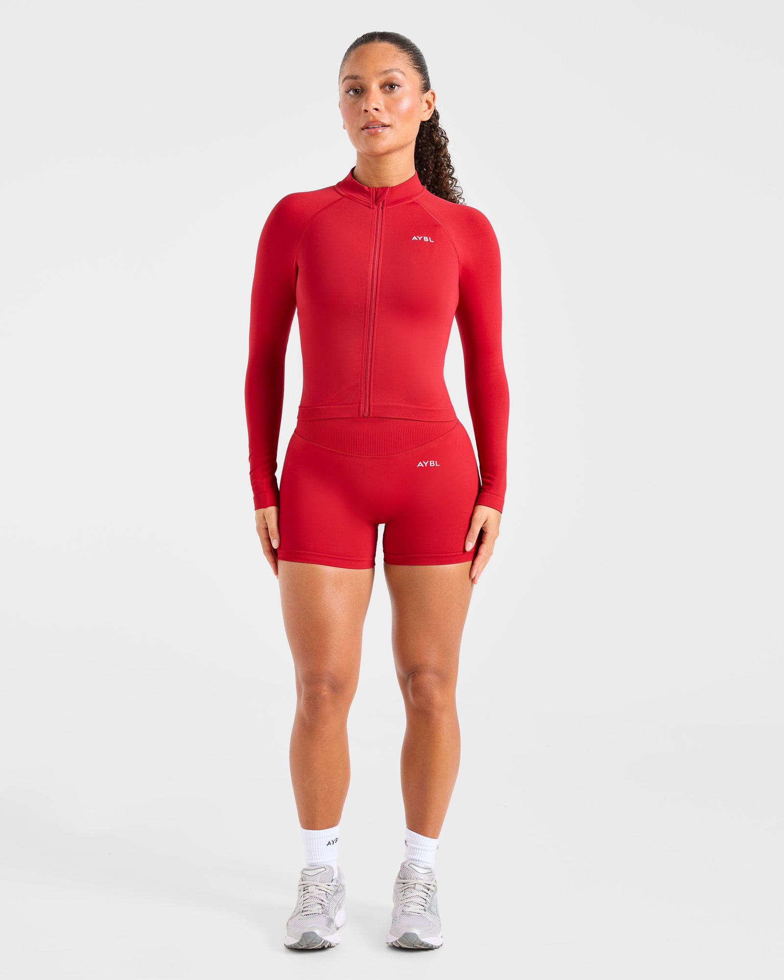 Enhance Seamless Jacket - Red