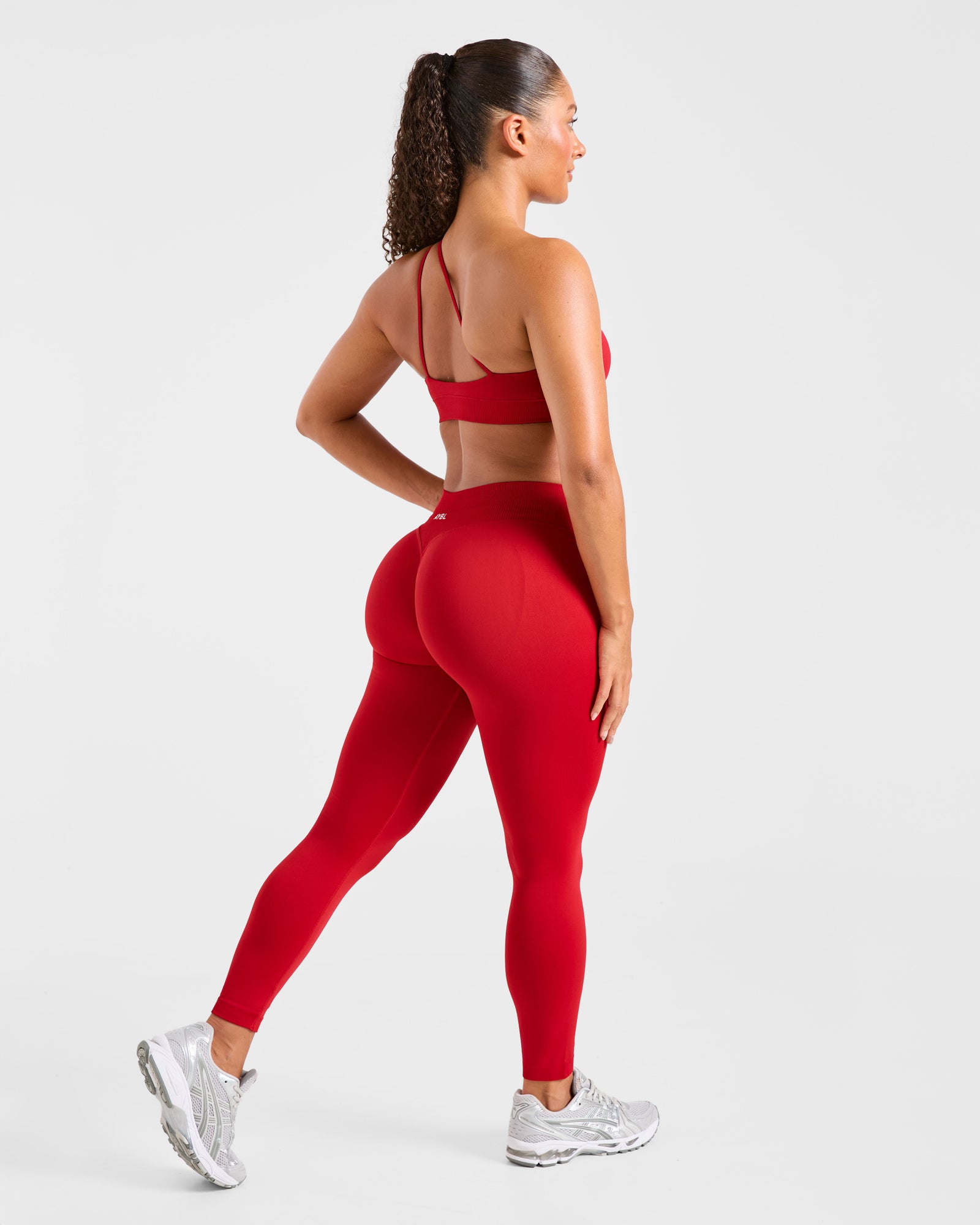 JD Enhance Seamless One Shoulder Sports Bra - Red (Copy)