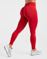 Enhance Seamless Leggings - Red