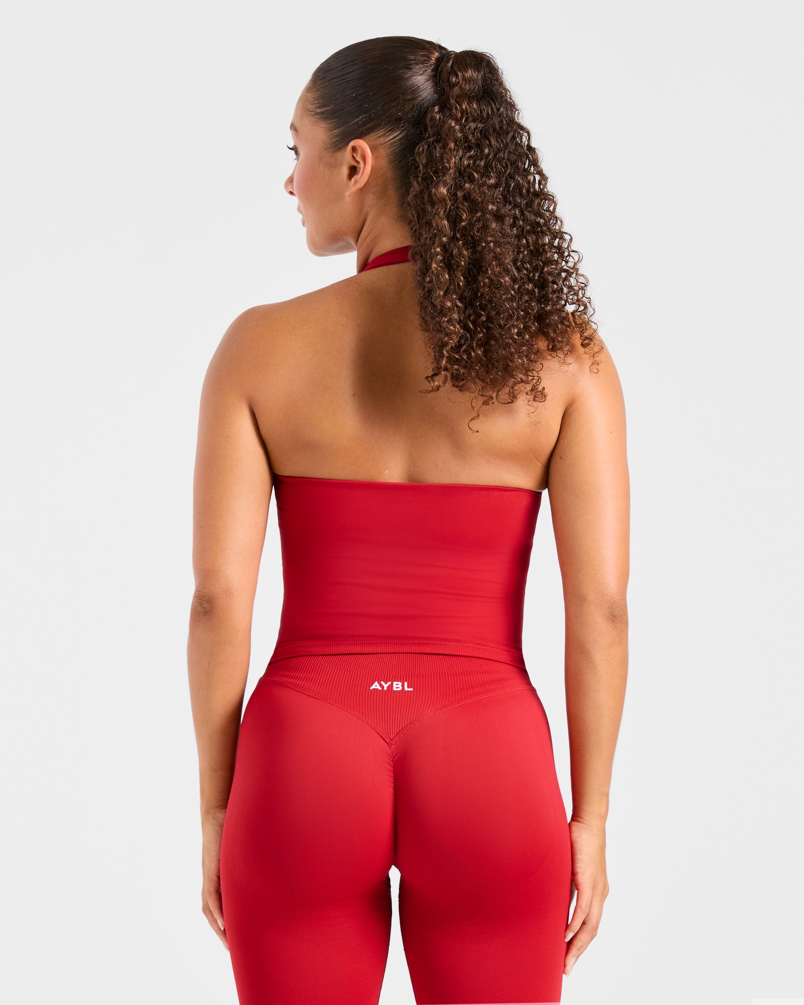 JD Enhance Seamless Halterneck Top - Red (Copy)