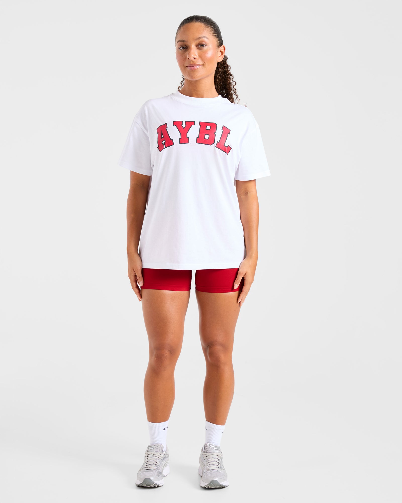 JD Varsity 2.0 Oversized T Shirt - Red (Copy) (Copy)