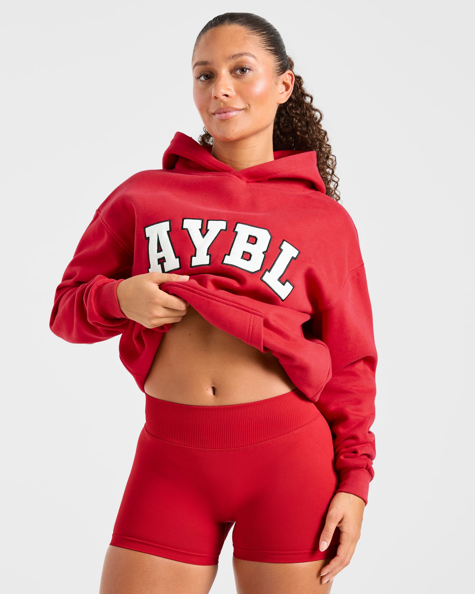 JD Varsity 2.0 Oversized Hoodie - Red (Copy)