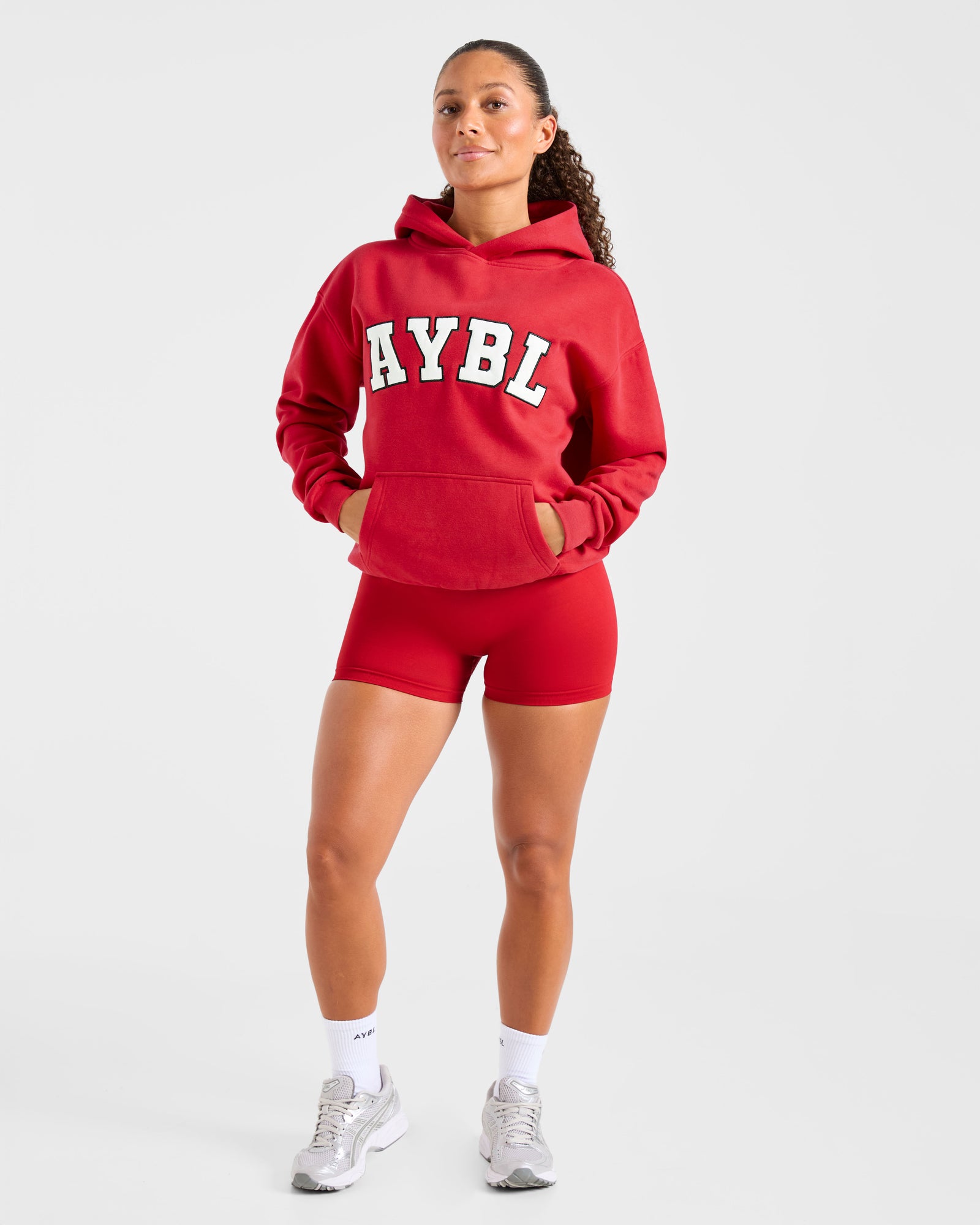 JD Varsity 2.0 Oversized Hoodie - Red (Copy)