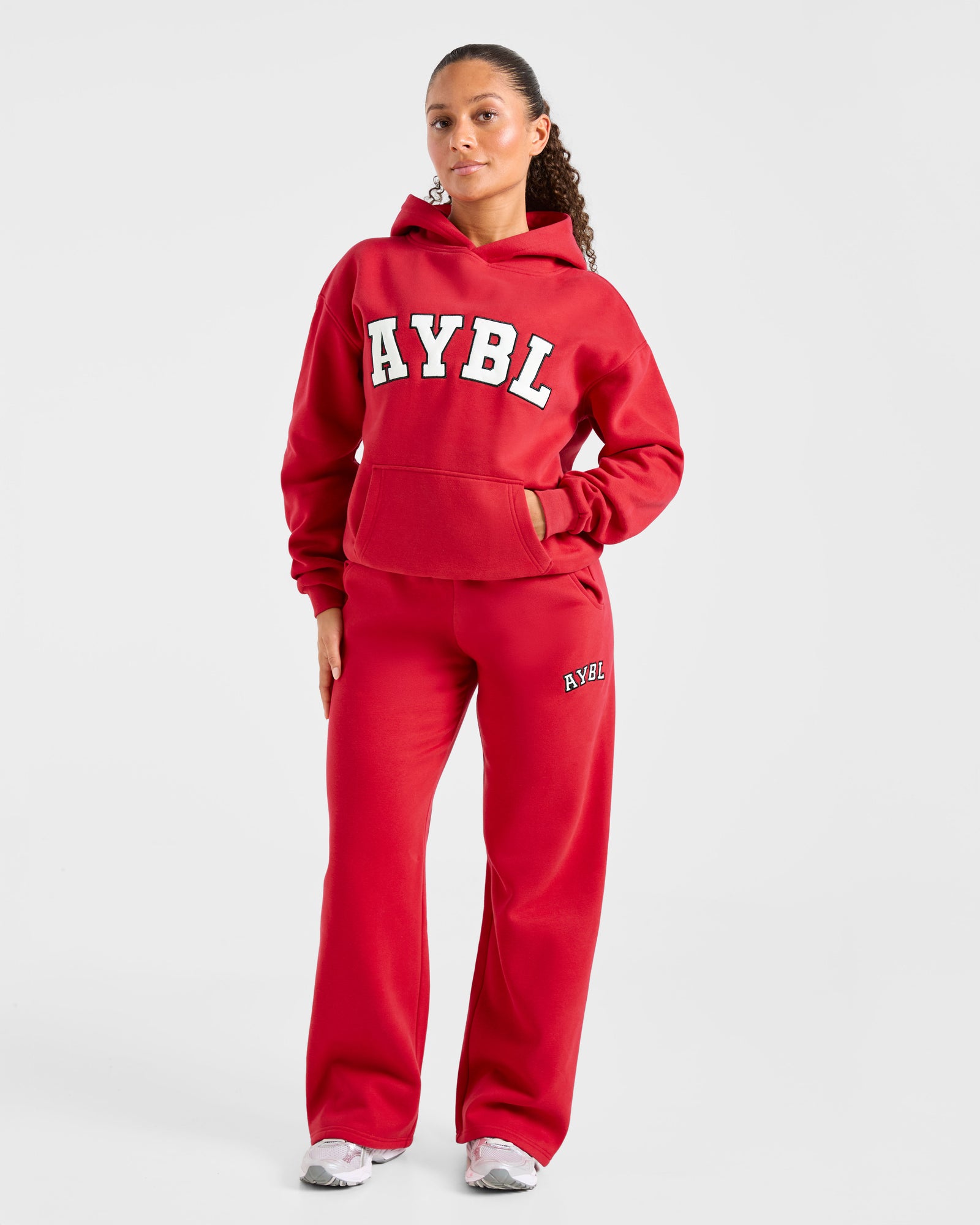 JD Varsity 2.0 Oversized Straight Leg Joggers - Red (Copy)