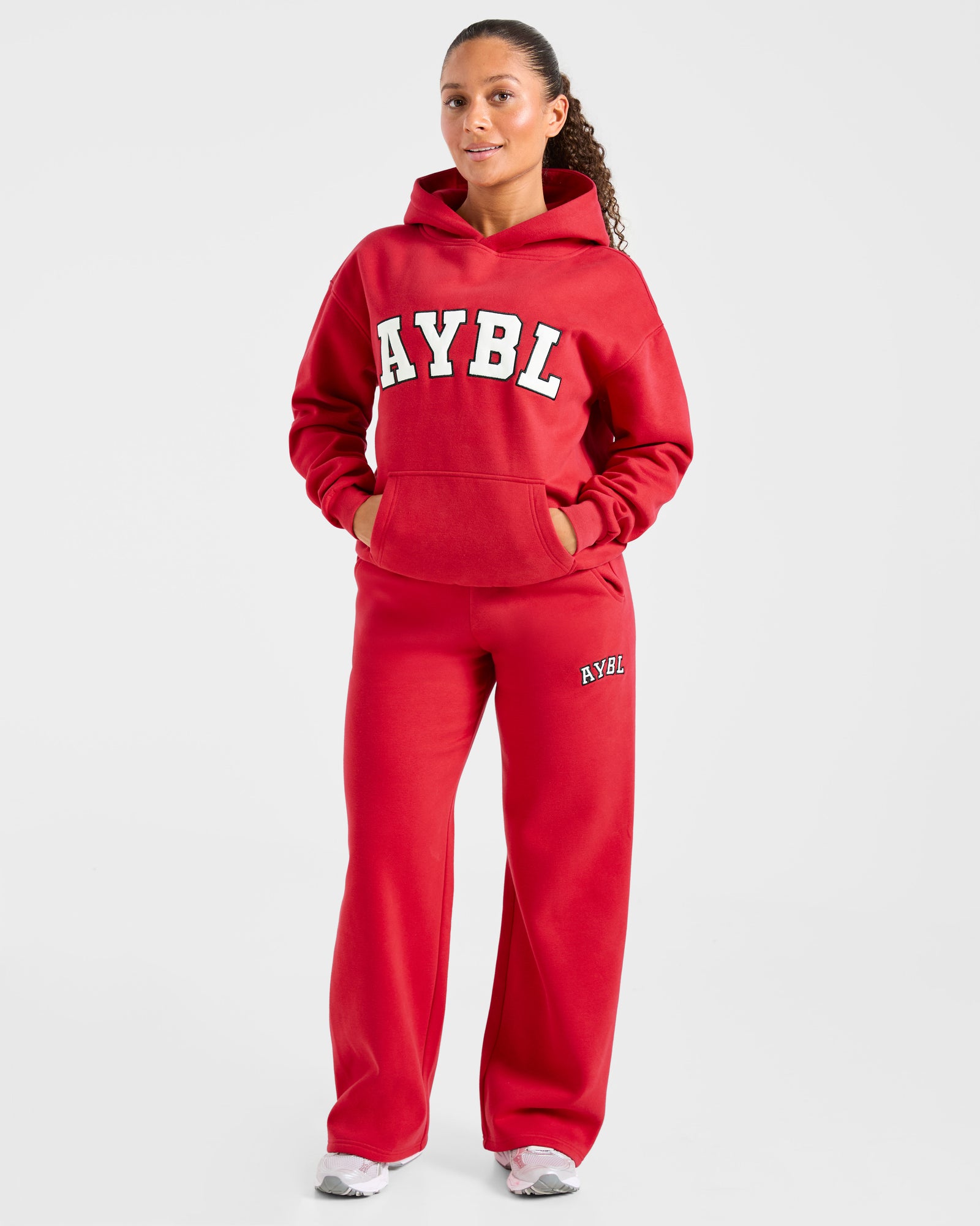 JD Varsity 2.0 Oversized Straight Leg Joggers - Red (Copy)