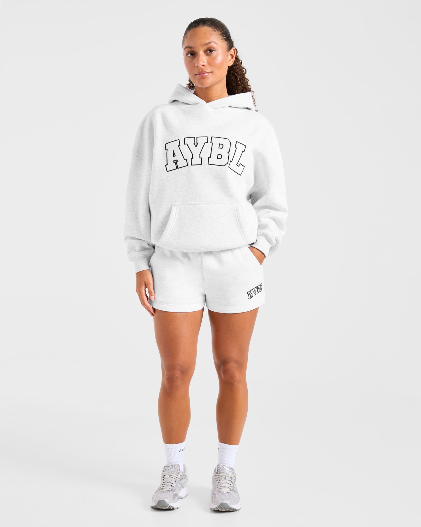JD Varsity 2.0 Oversized Shorts - Heather Grey (Copy)