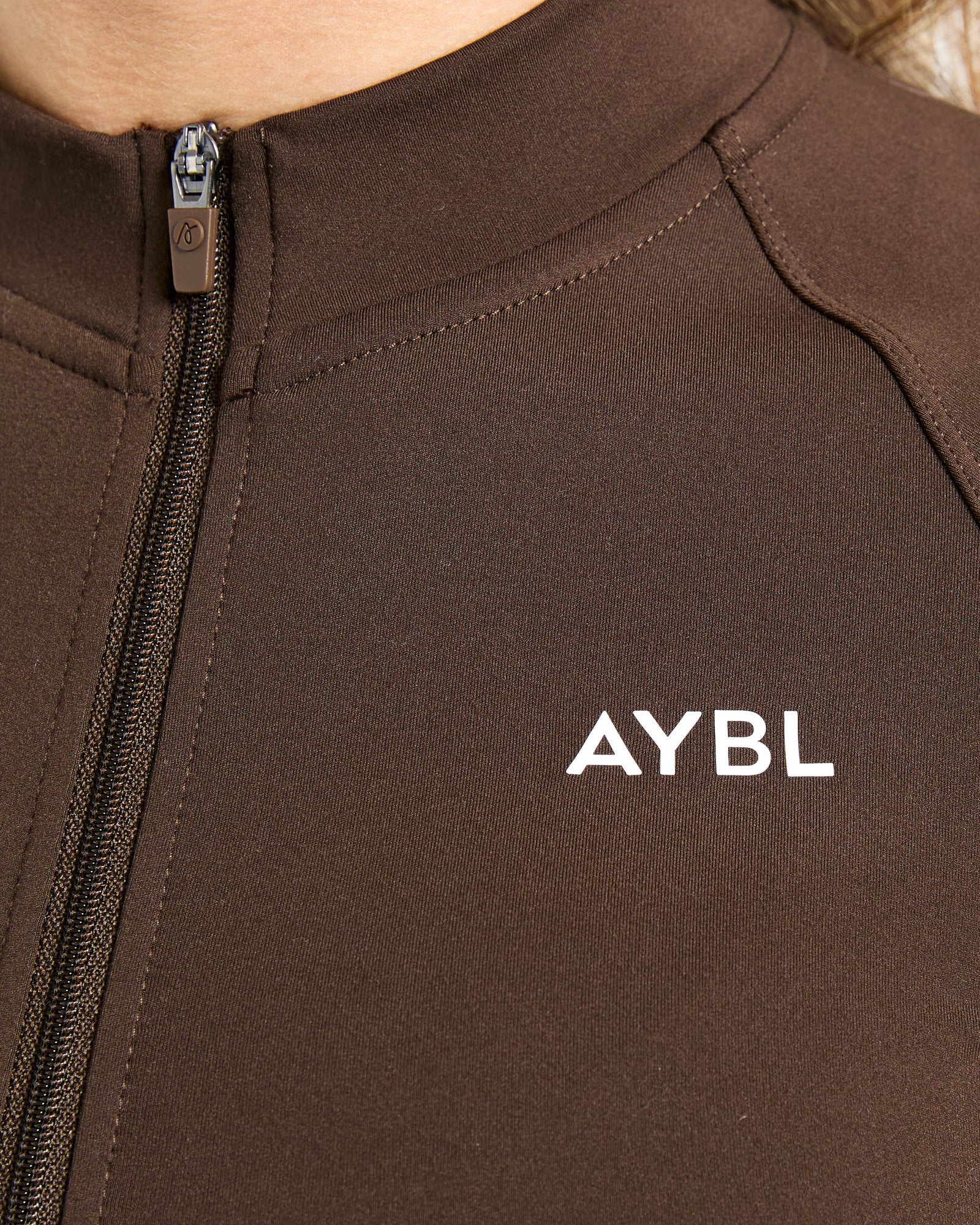 JD Form Zip Up Jacket - Coffee Bean (Copy)