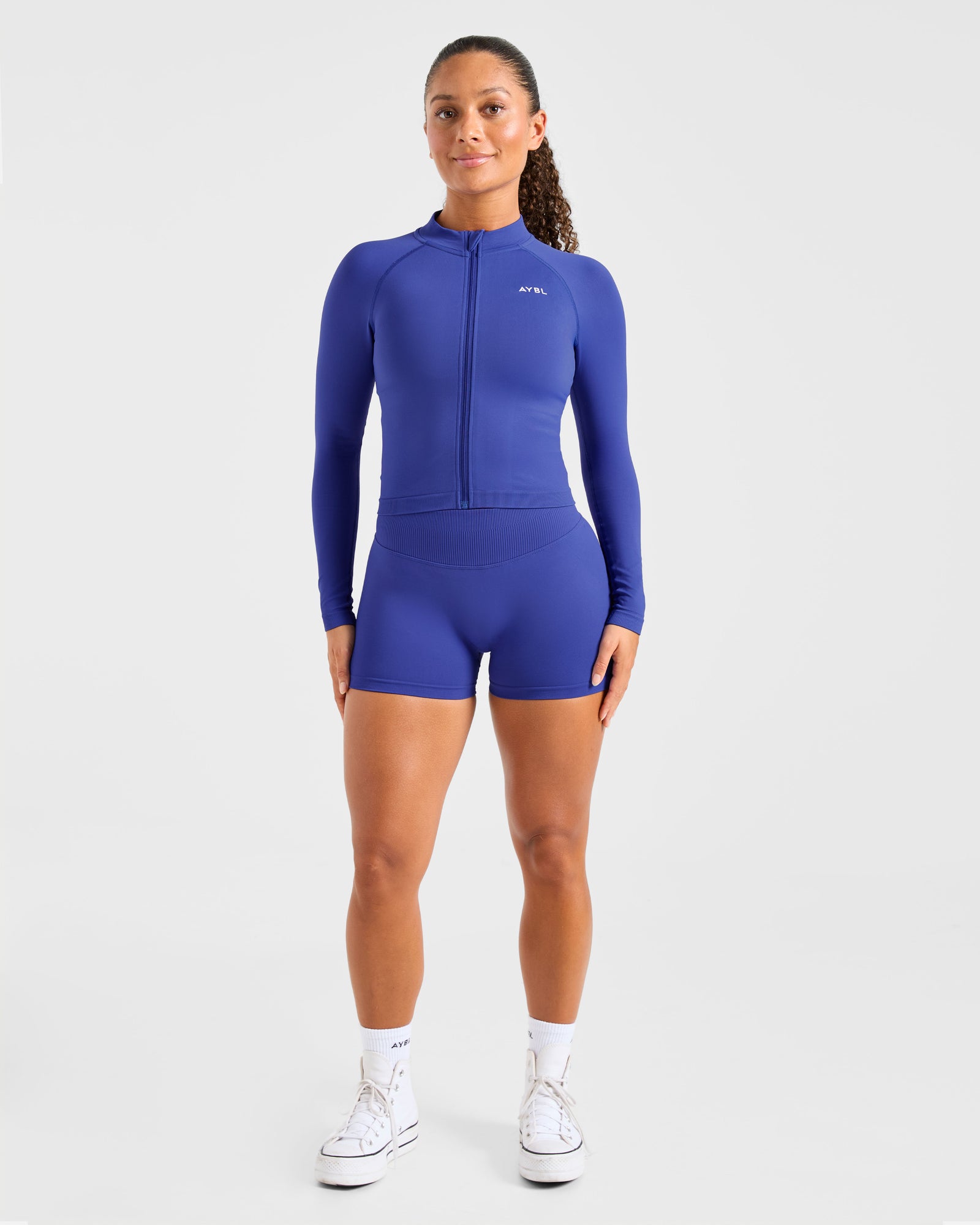 Enhance Seamless Jacket - Cobalt Blue