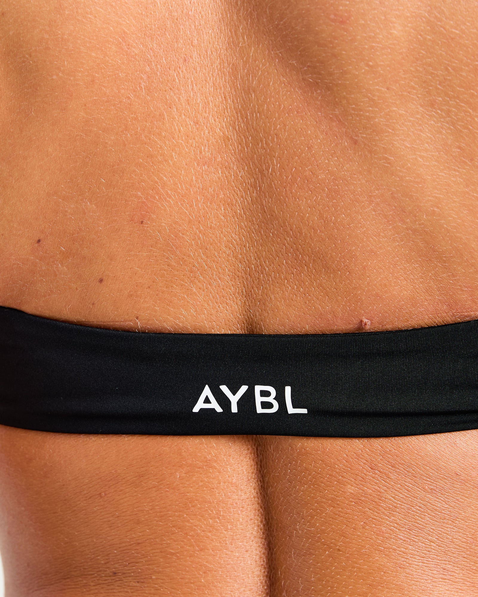 Essential Bandeau Sports Bra - Black