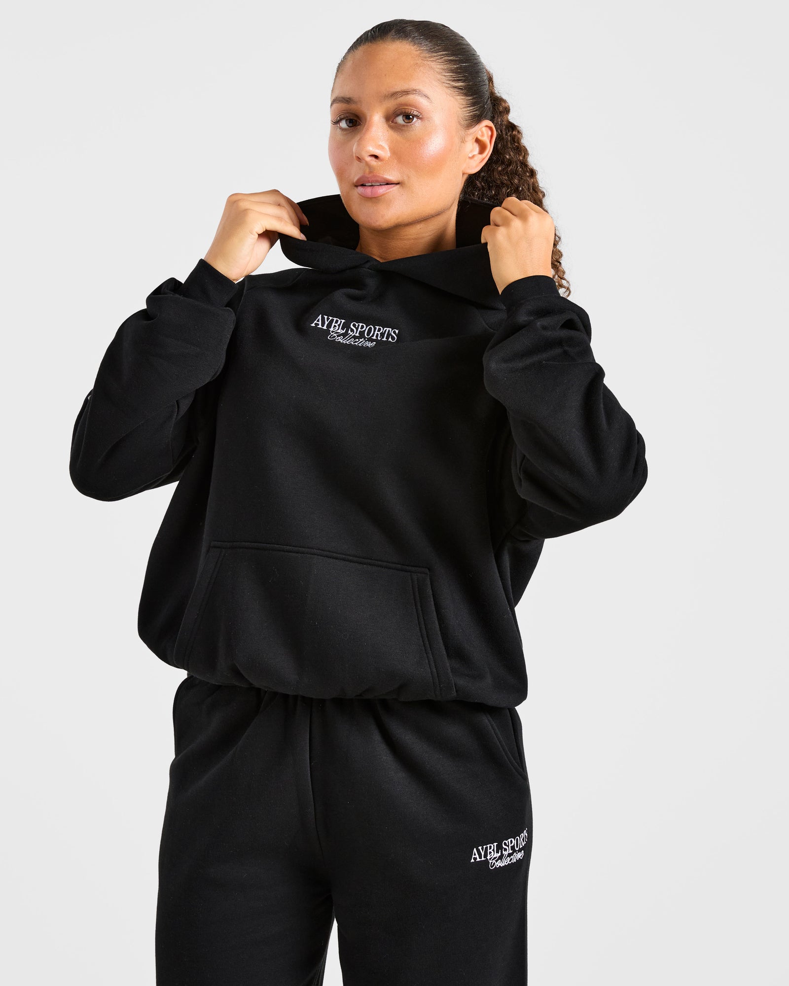 JD Sports Collective Oversized Straight Leg Joggers - Black (Copy)