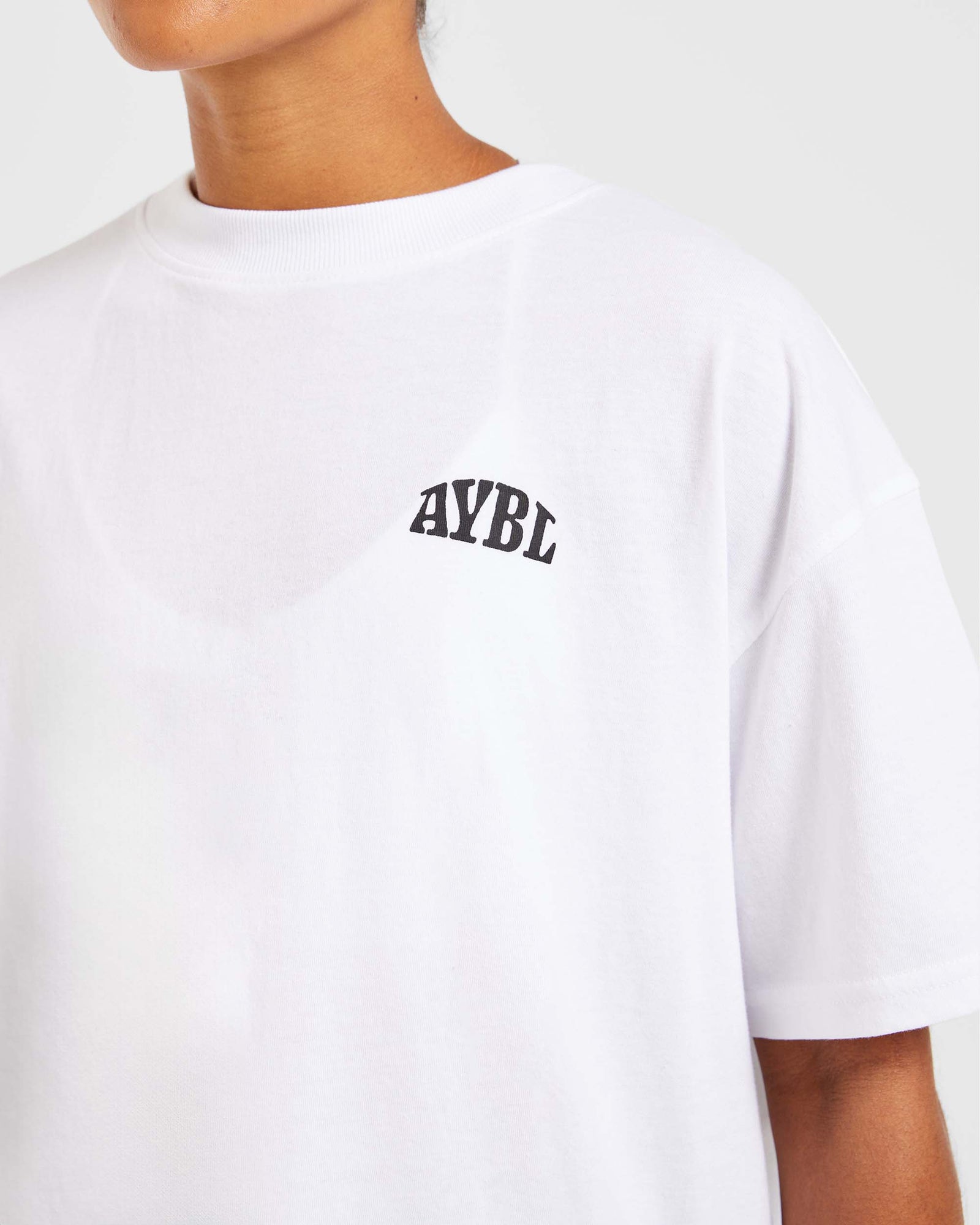 Believe Achieve Oversized T Shirt - White