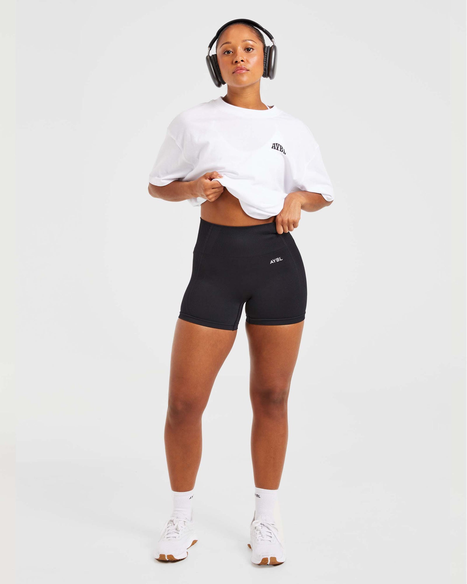 Believe Achieve Oversized T Shirt - White