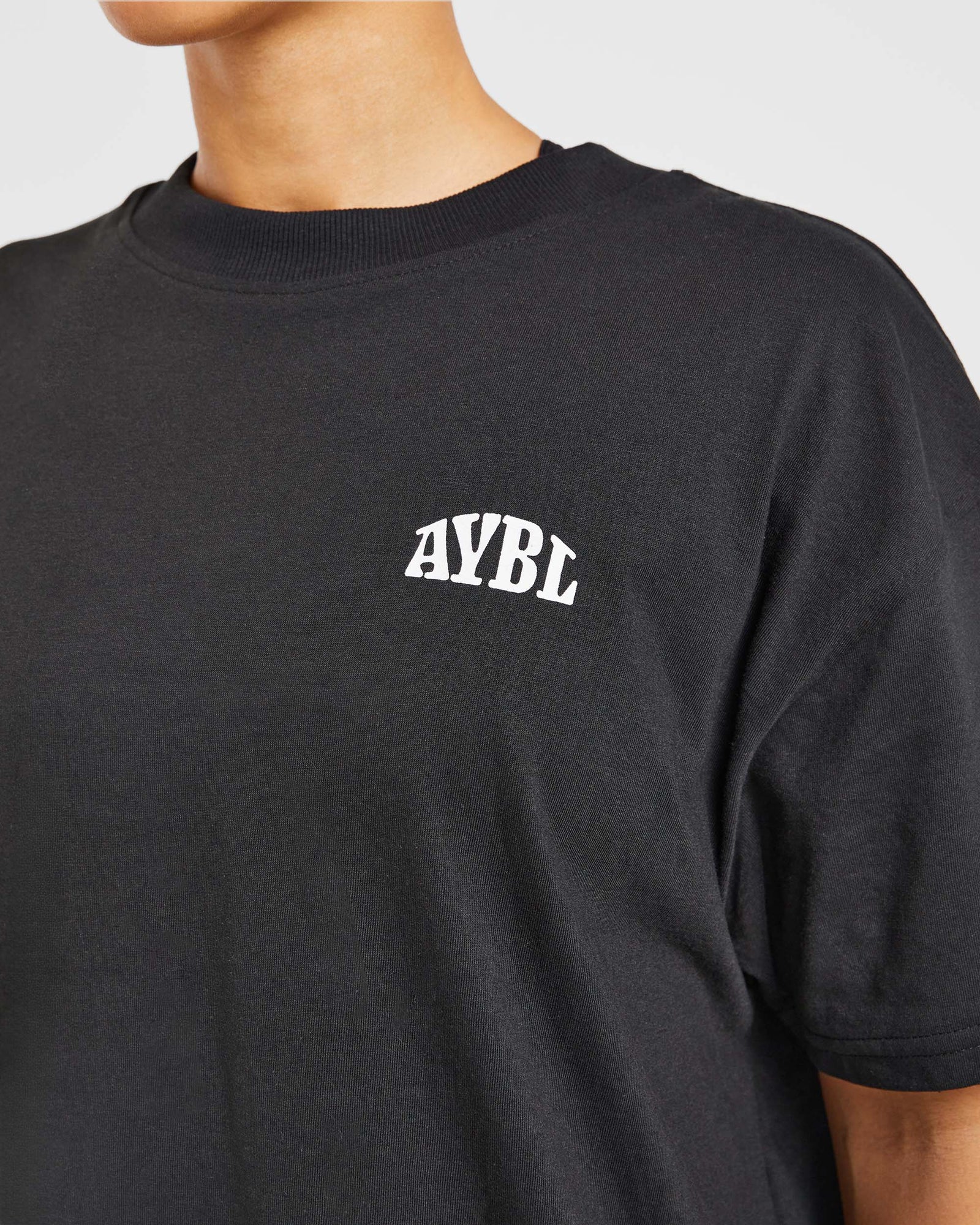 Believe Achieve Oversized T Shirt - Black