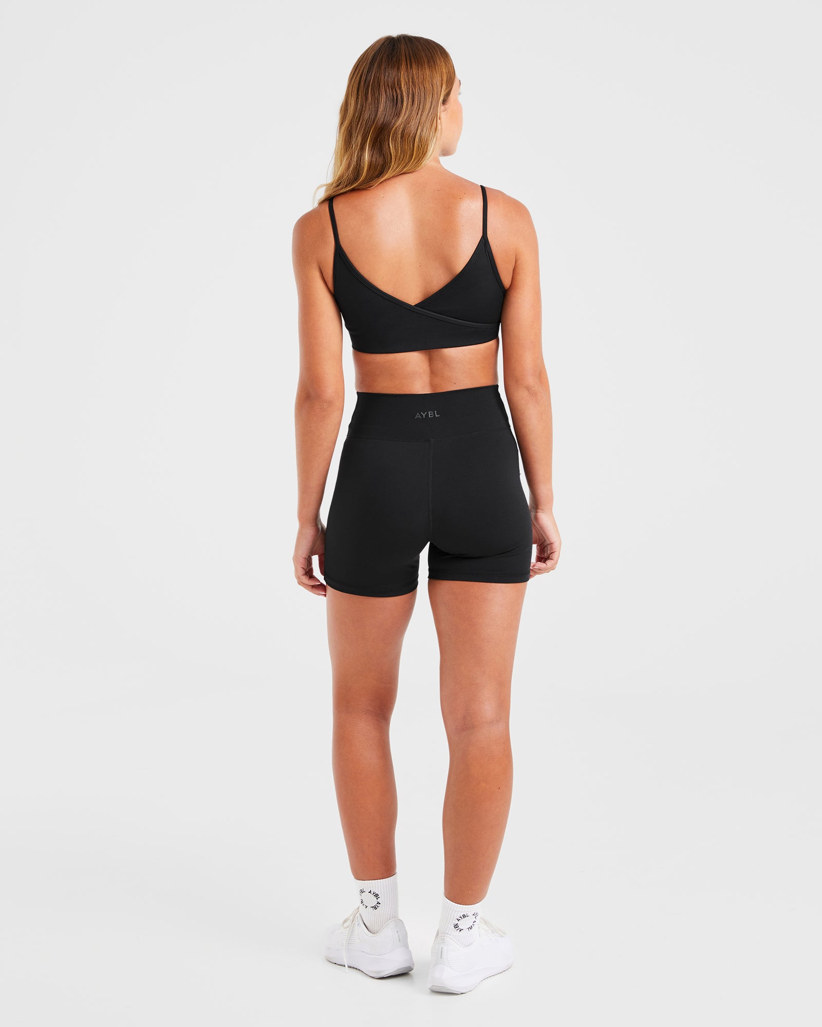Sculpt Wrap Shorts - Black
