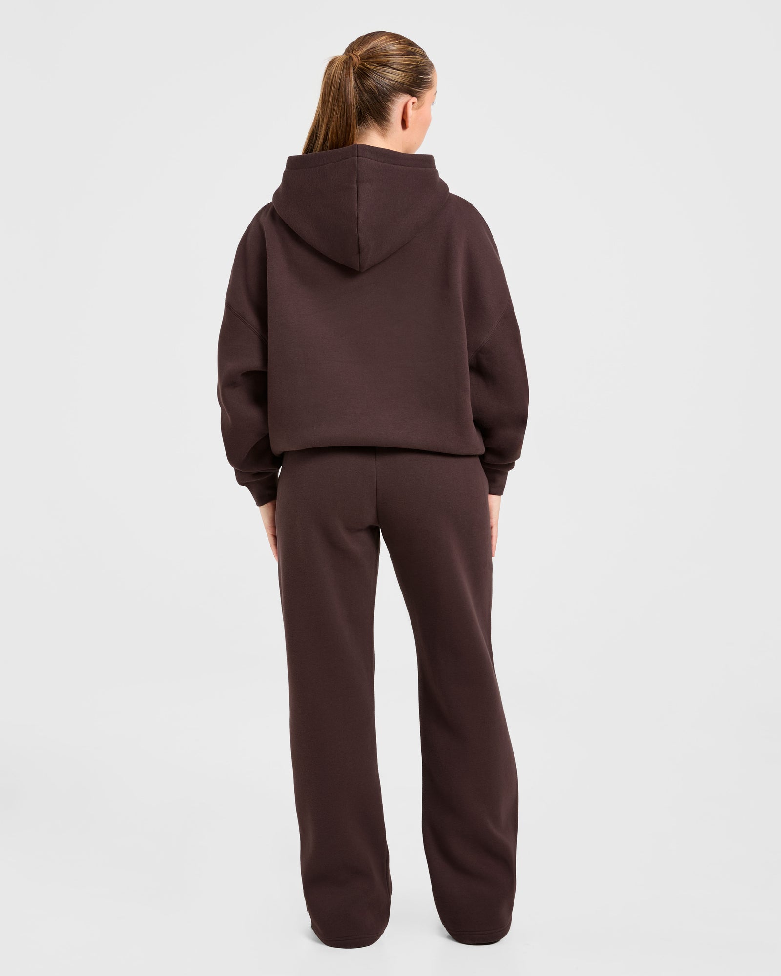 JD Varsity 2.0 Oversized Straight Leg Joggers - Cocoa Brown