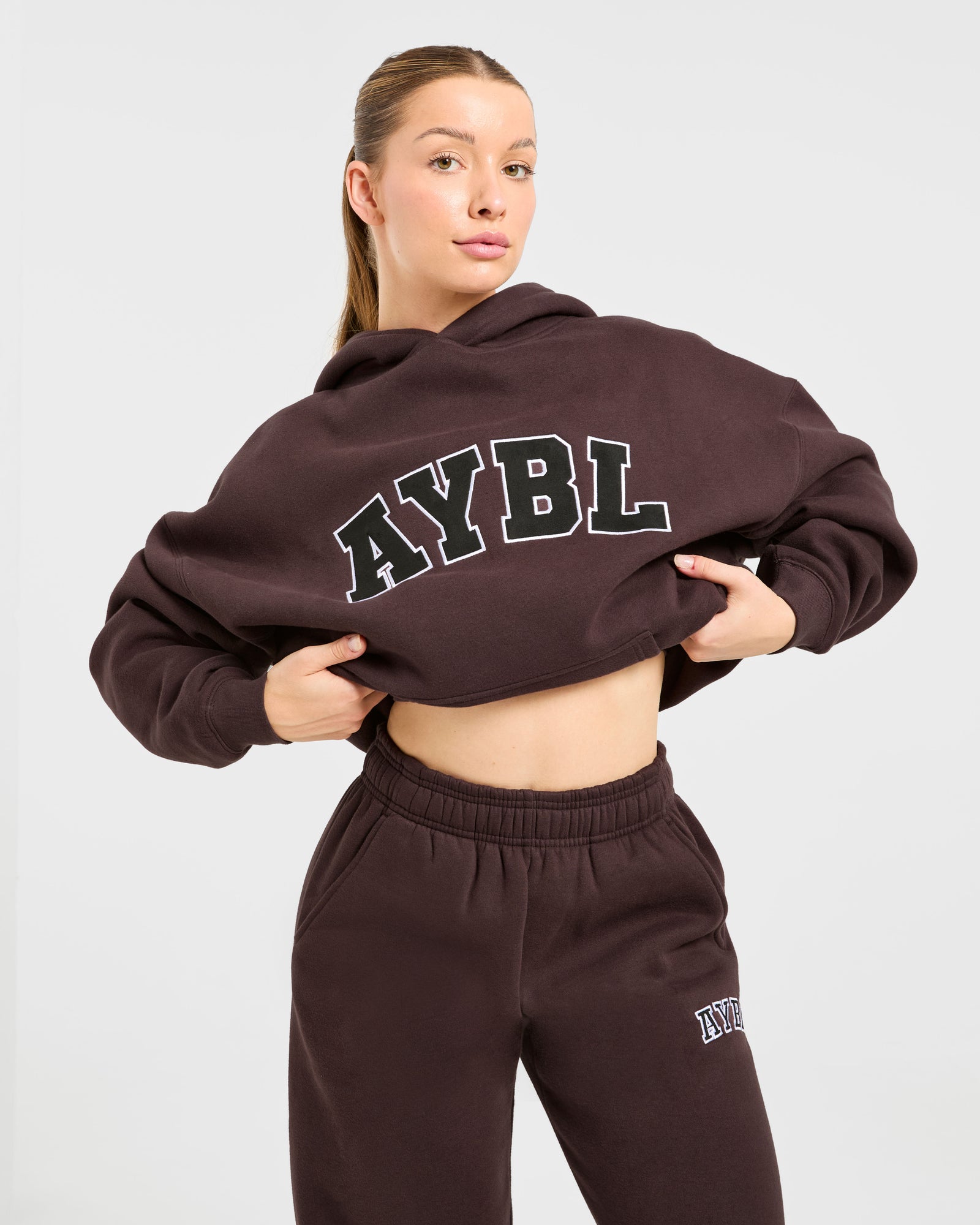 Varsity 2.0 Oversized Hoodie - Cocoa Brown