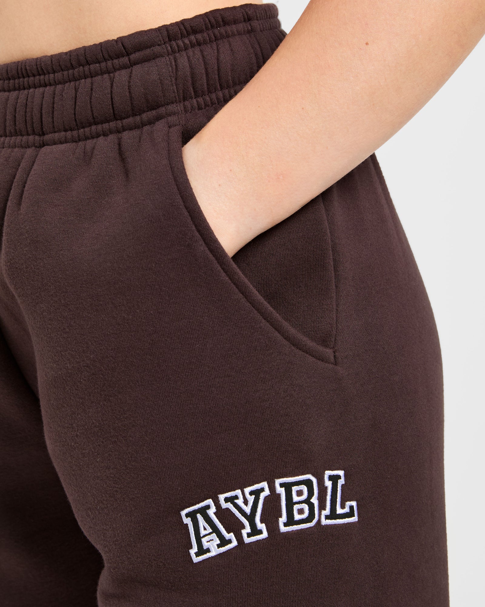 JD Varsity 2.0 Oversized Straight Leg Joggers - Cocoa Brown