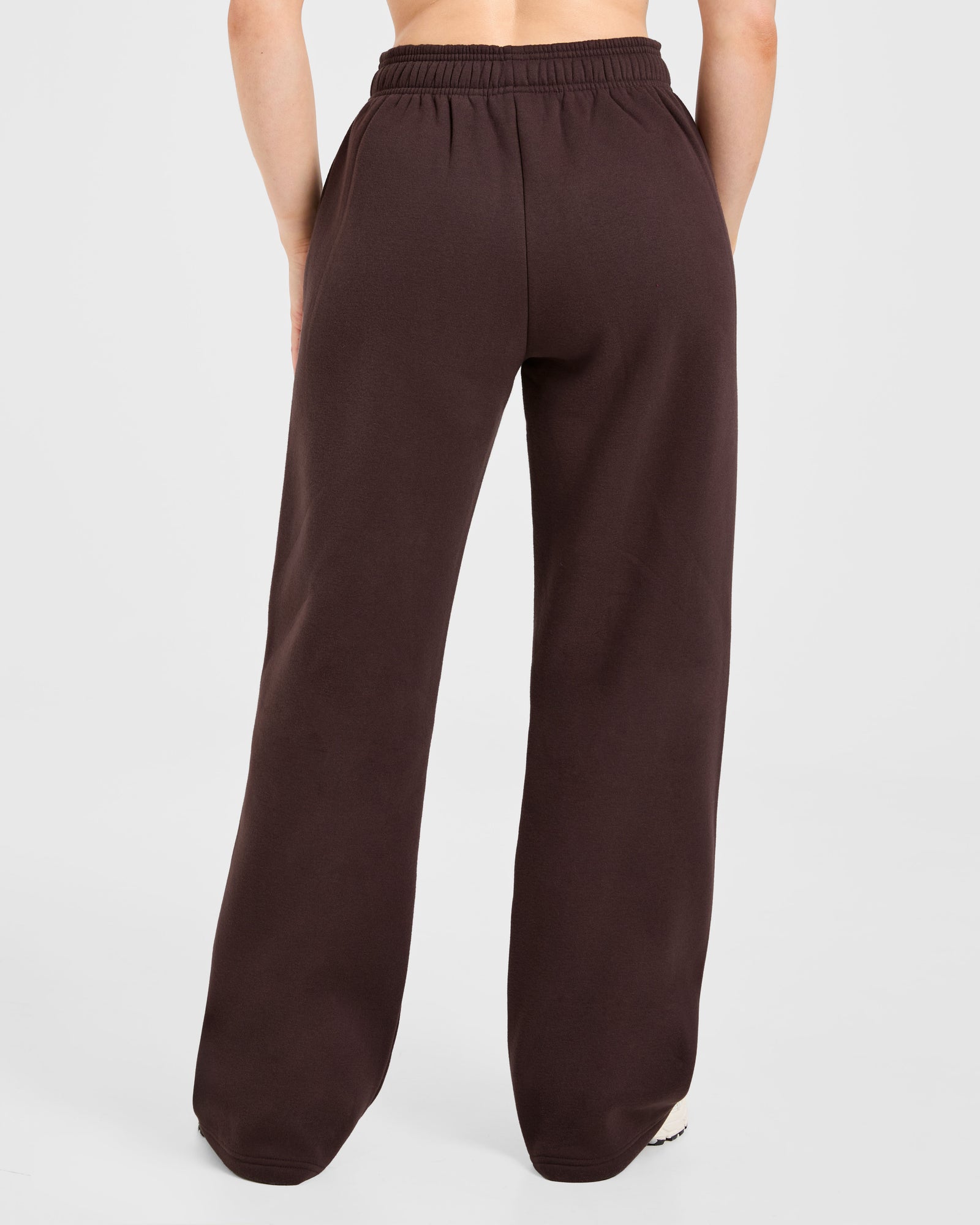 Varsity 2.0 Oversized Straight Leg Joggers - Cocoa Brown