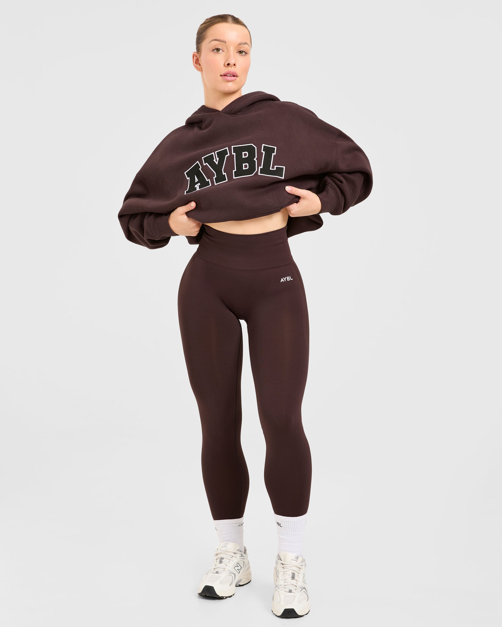 JD Varsity 2.0 Oversized Hoodie - Cocoa Brown