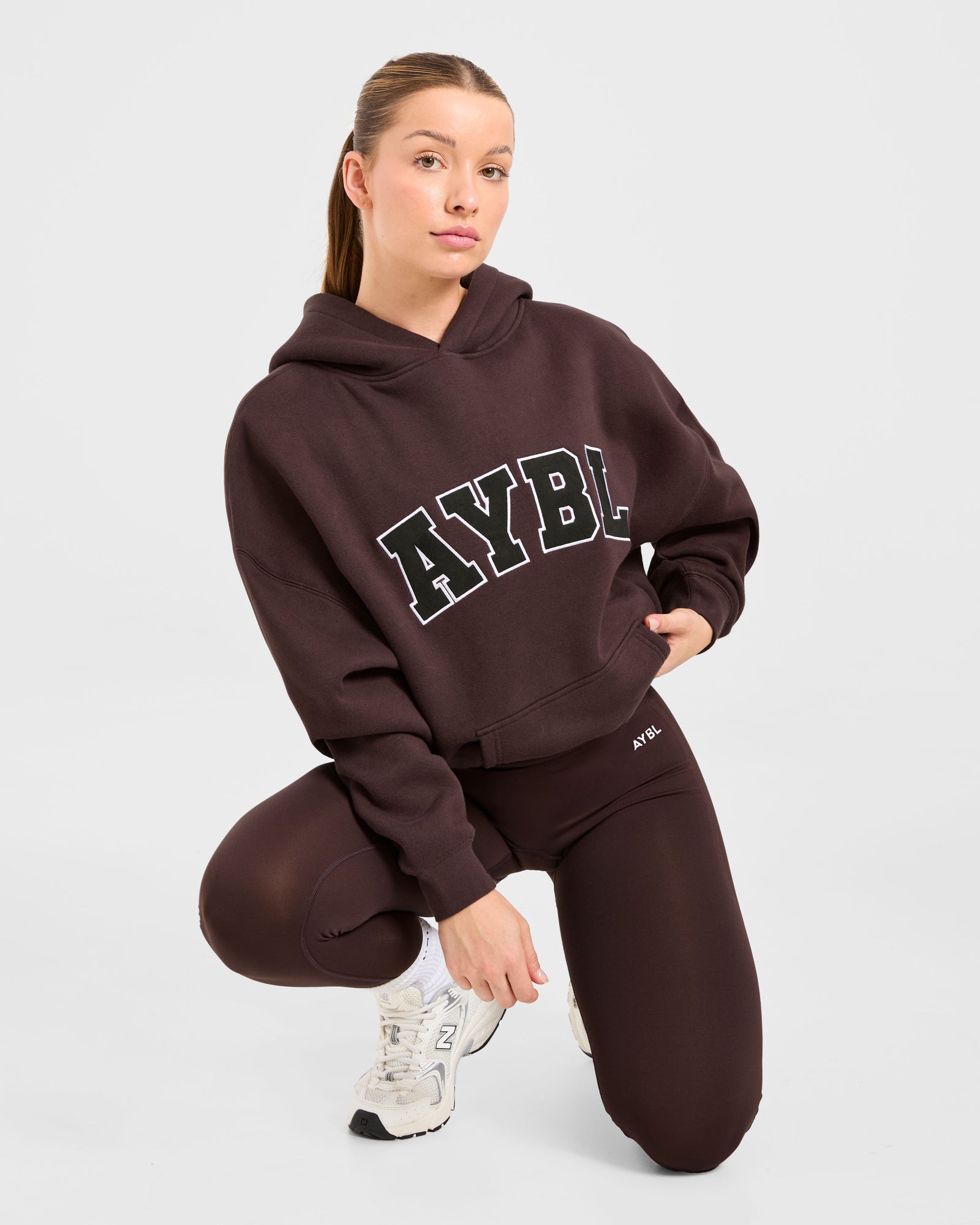 JD Varsity 2.0 Oversized Hoodie - Cocoa Brown