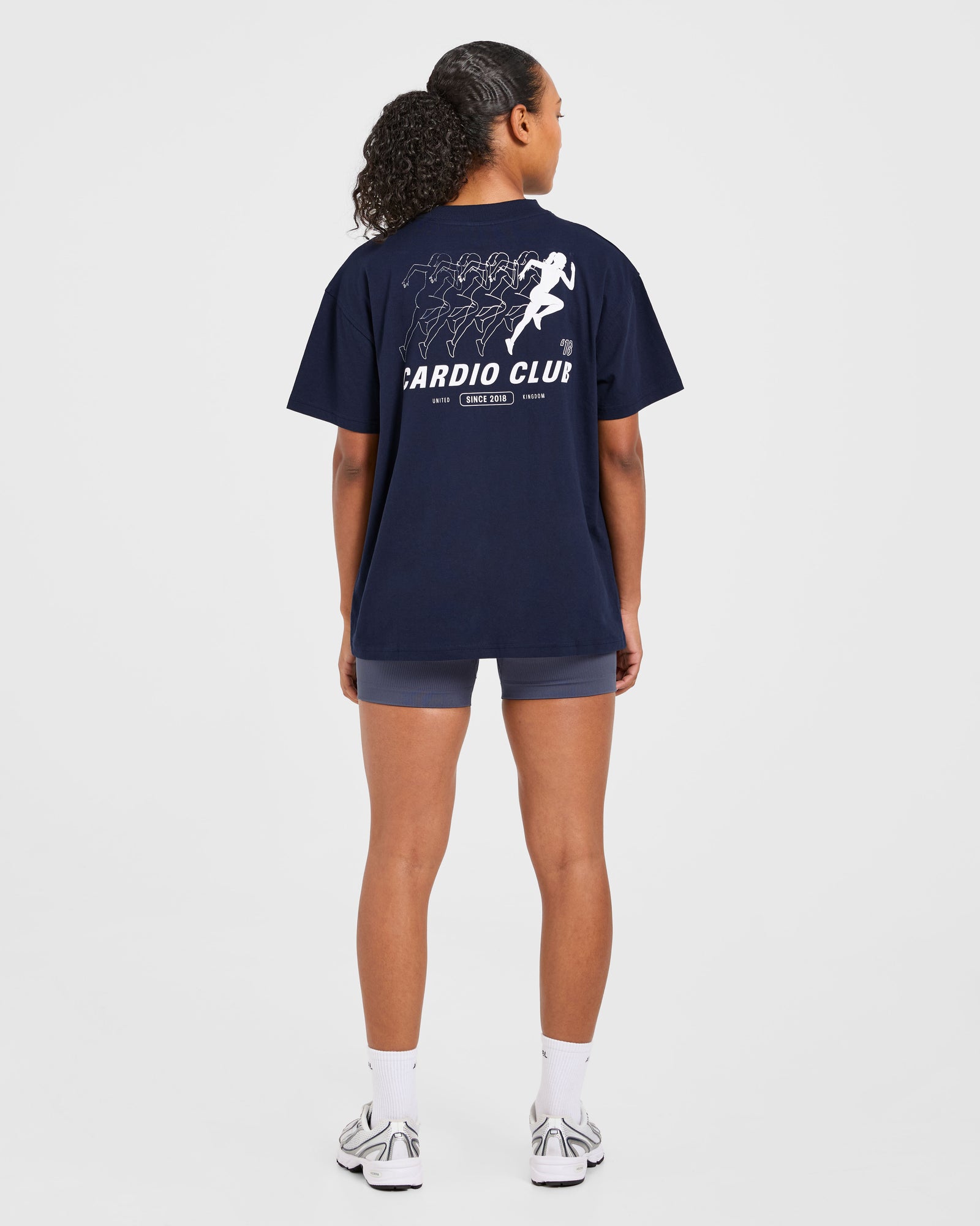 Cardio Club Oversized T Shirt - Navy