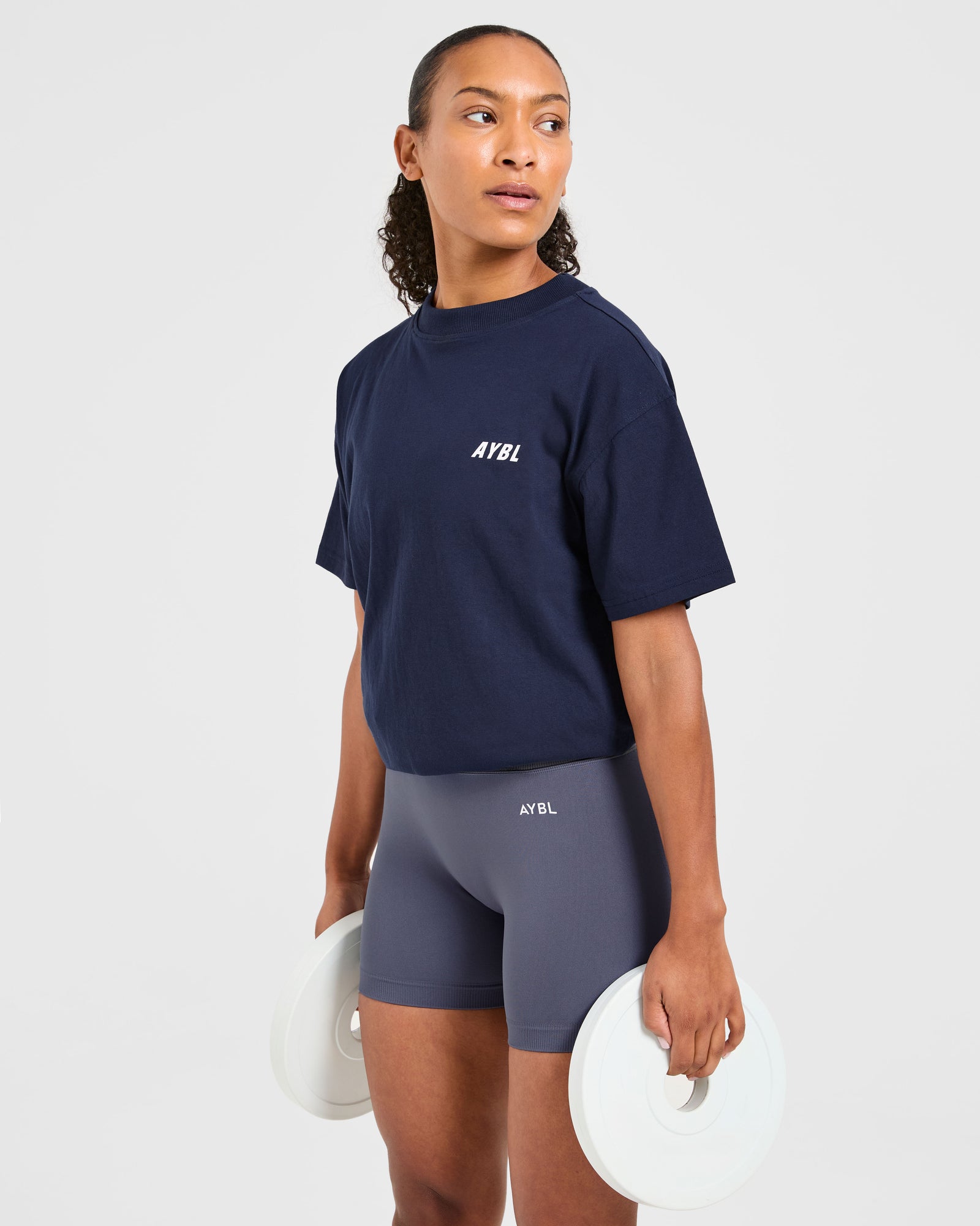 Cardio Club Oversized T Shirt - Navy