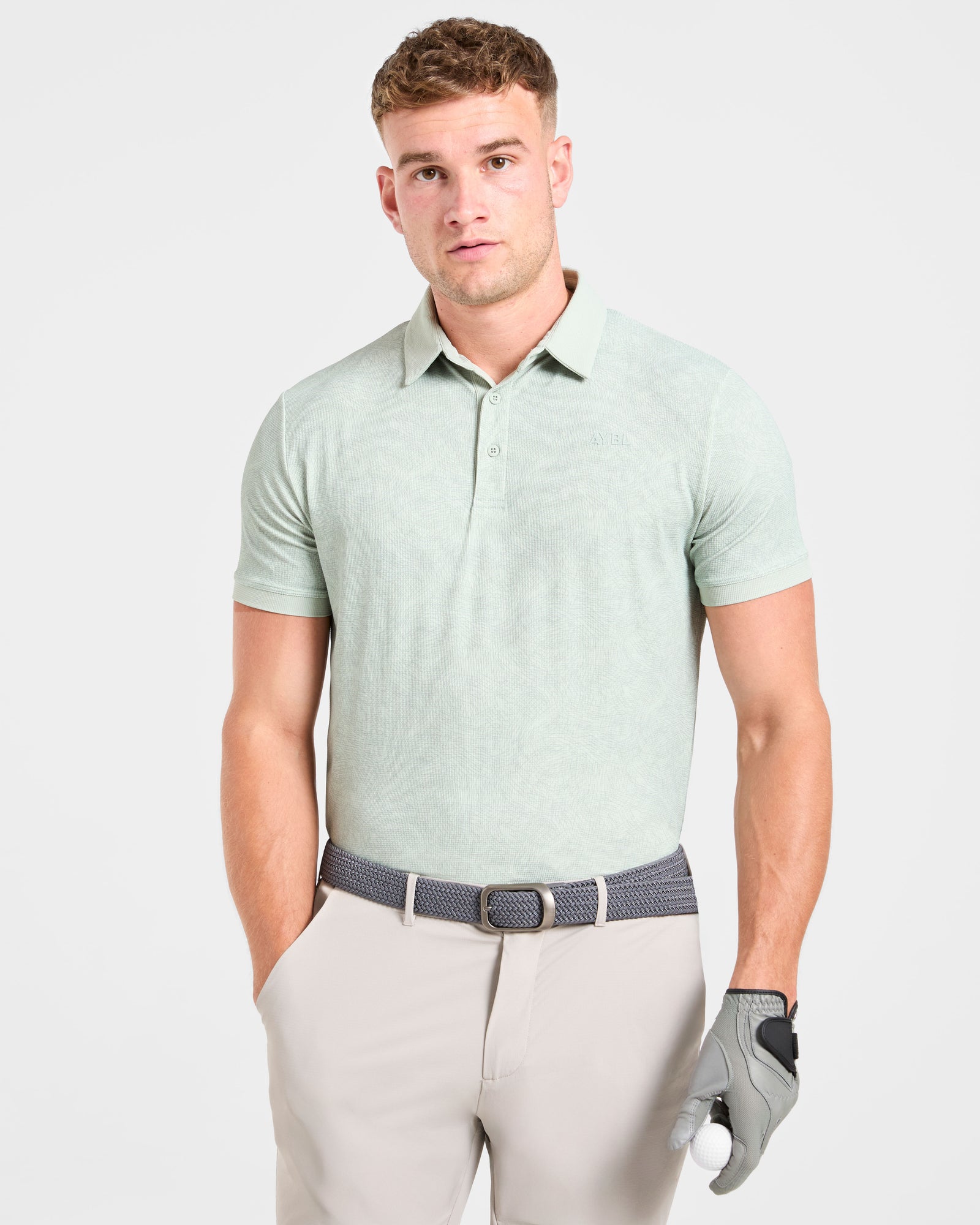Precision Static Polo - Washed Sage