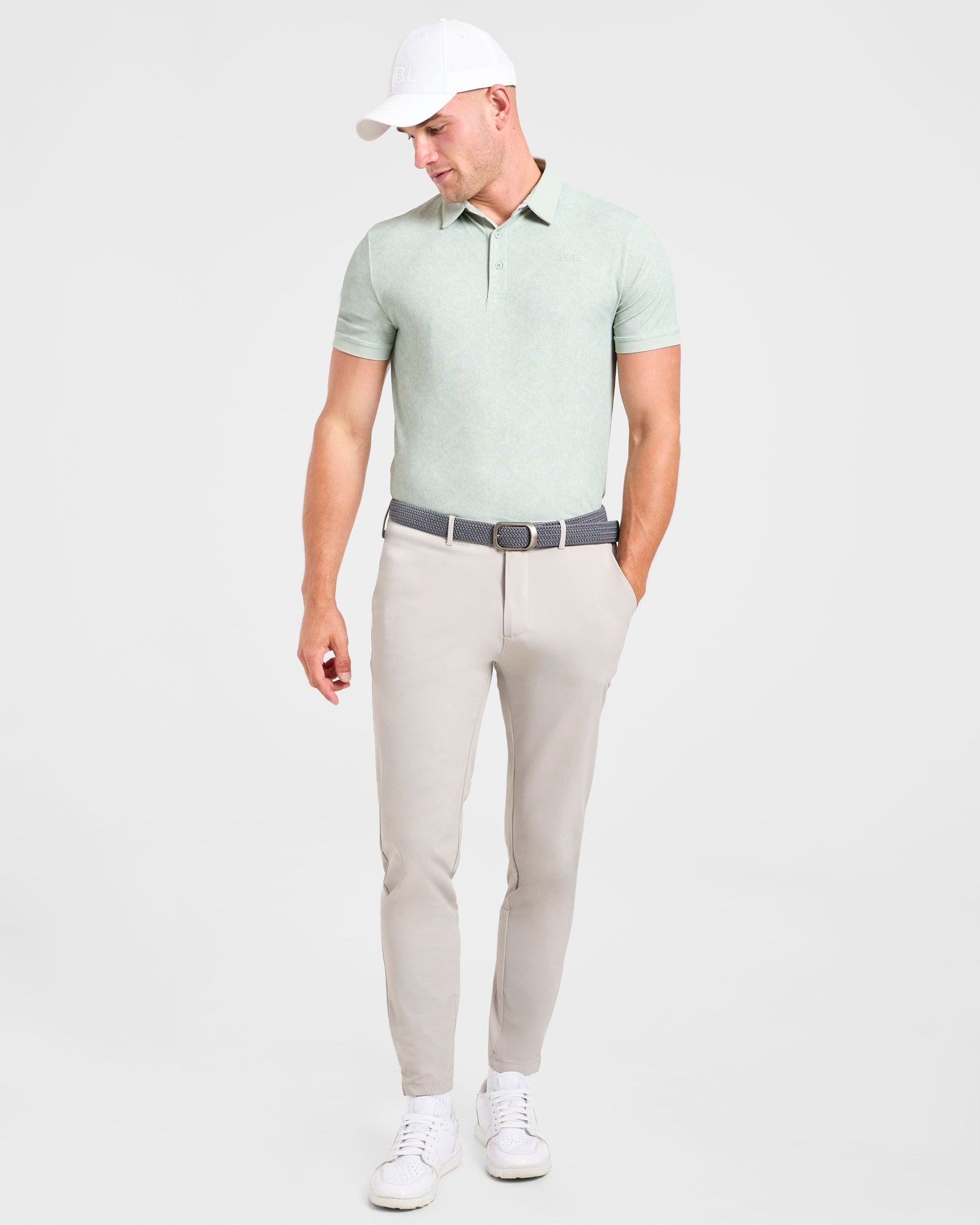 Precision Static Polo - Washed Sage