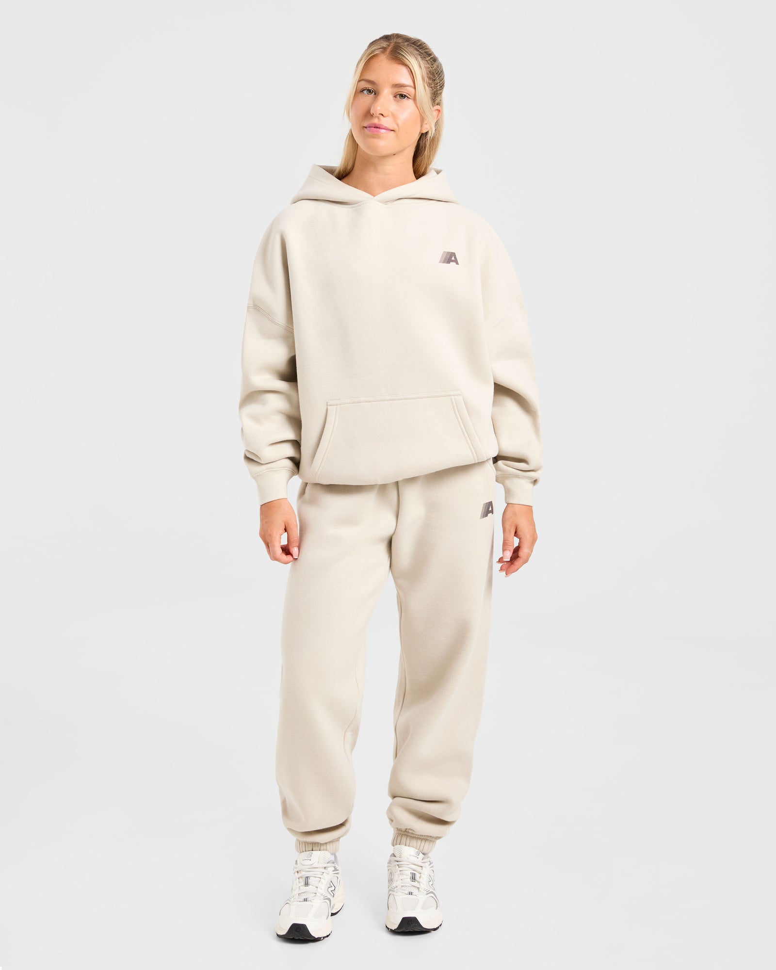 JD Retro Athletics Oversized Hoodie - Sand (Copy)
