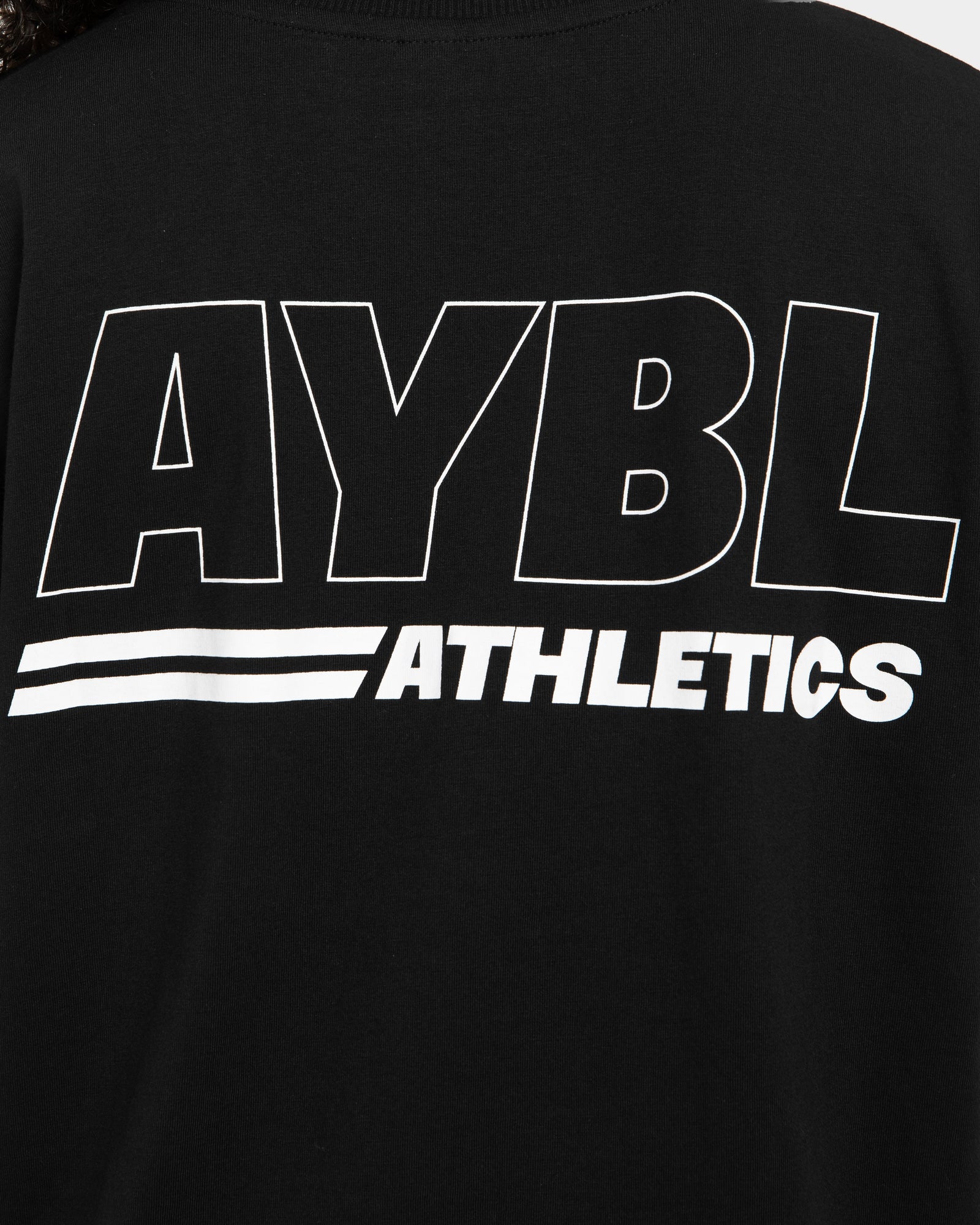 Athletics Track Oversized T Shirt - Black/White