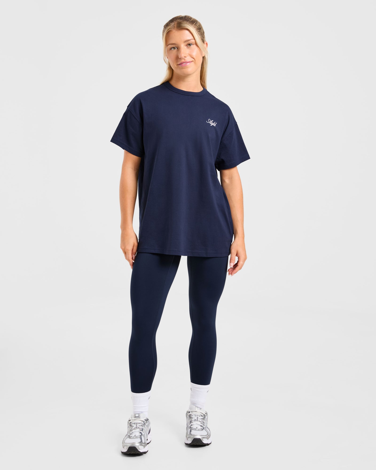 Athletics Sport Dept Oversized T Shirt - Navy
