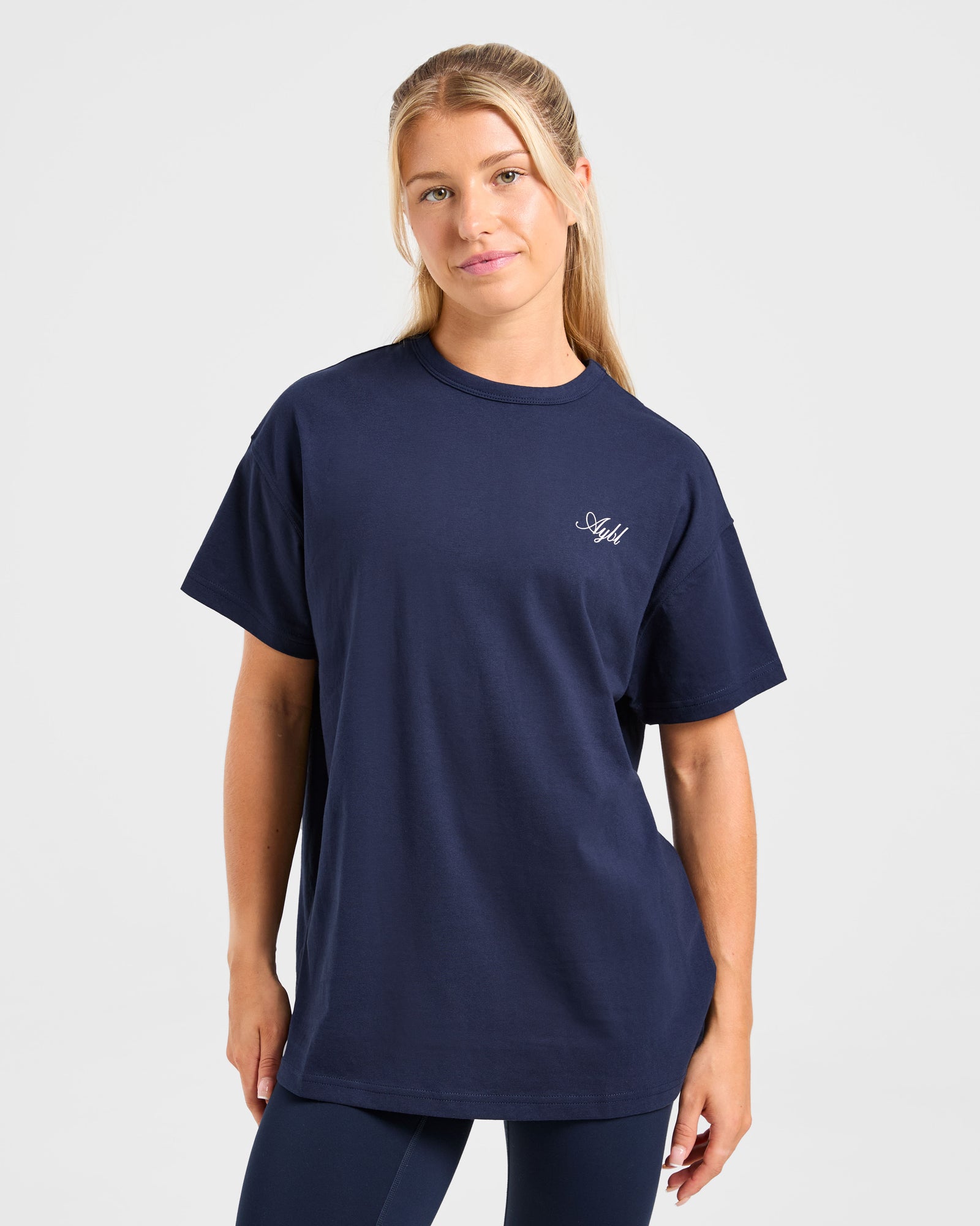 Athletics Sport Dept Oversized T Shirt - Navy