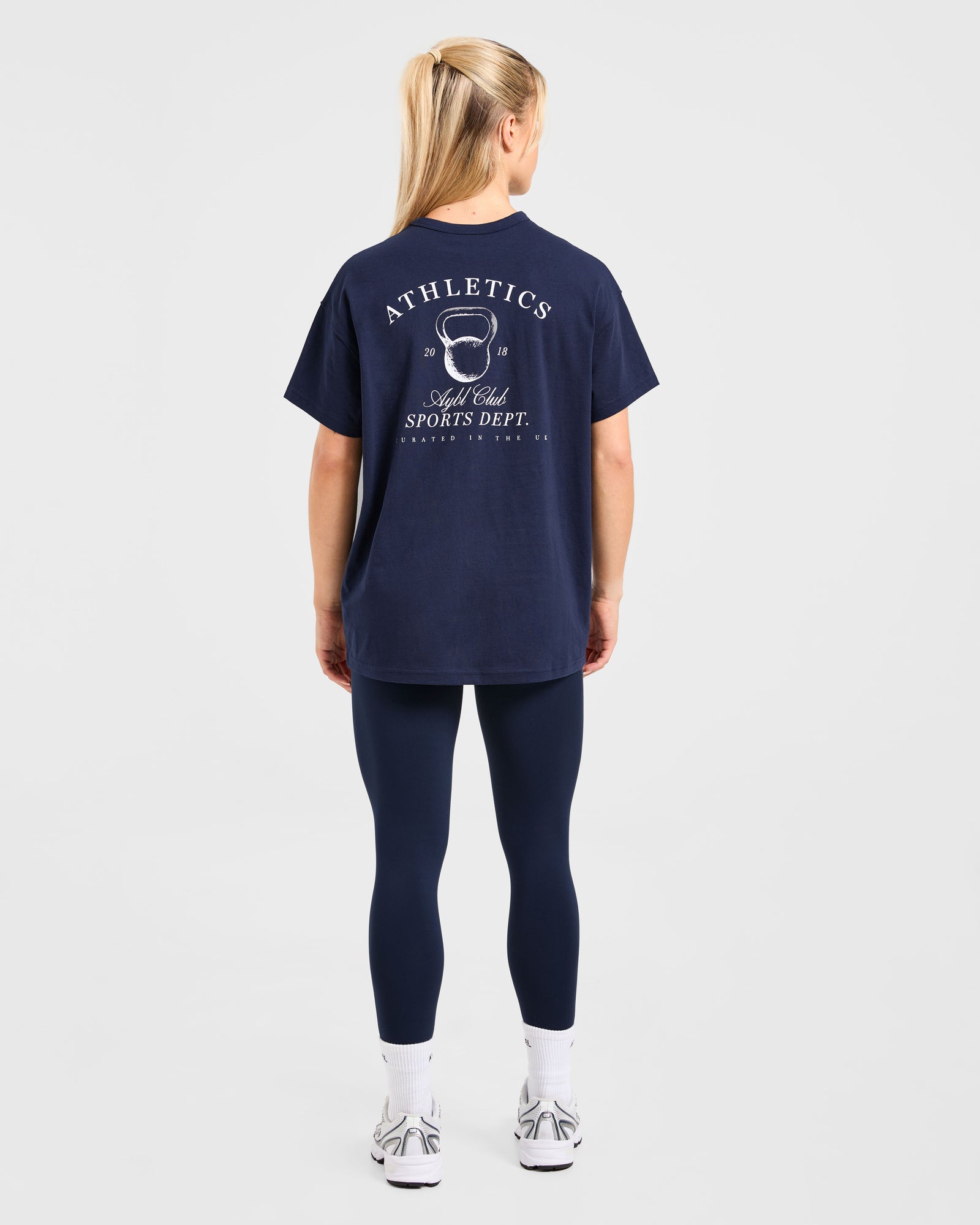 Athletics Sport Dept Oversized T Shirt - Navy