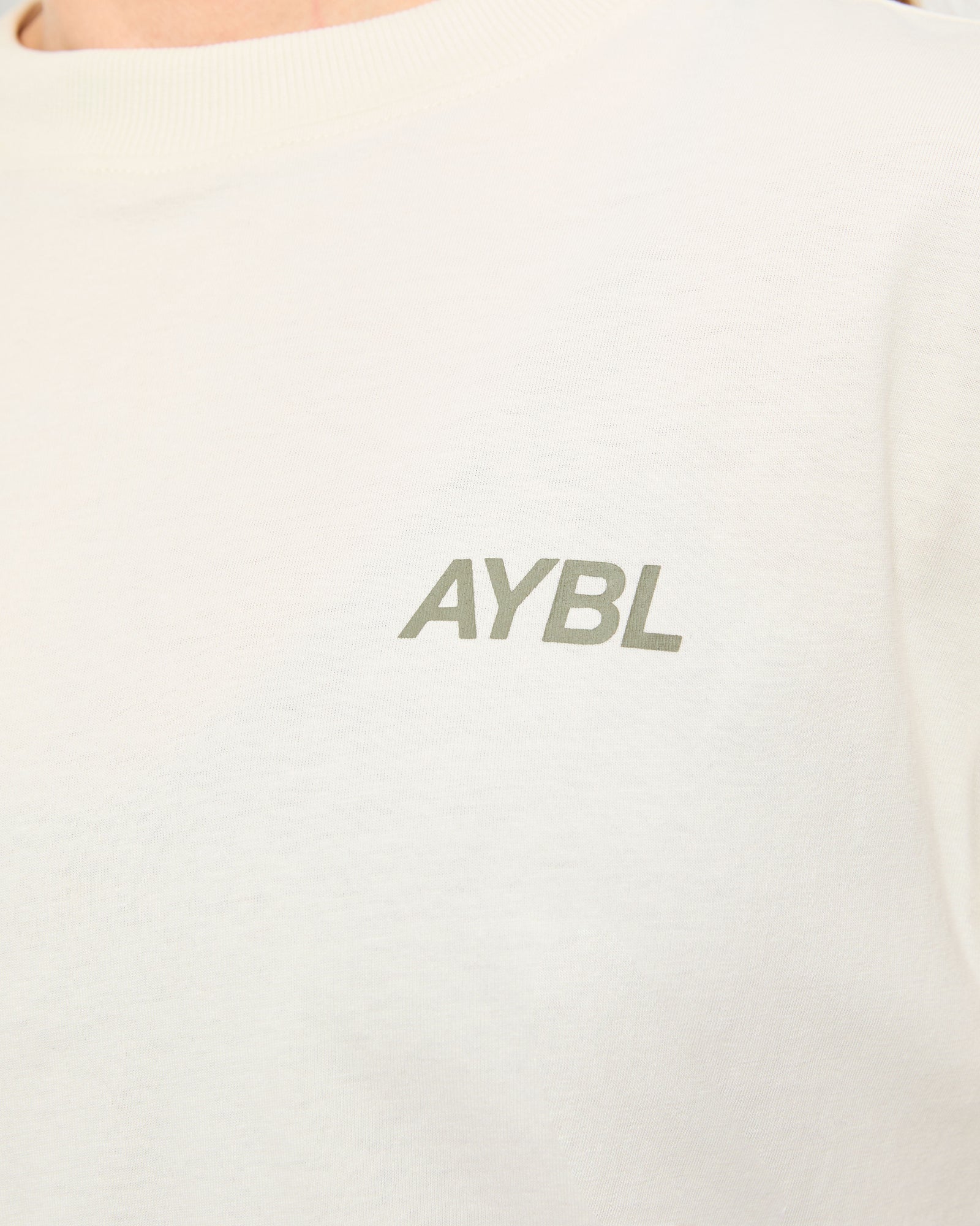 JD AYBL Sports Club Oversized T Shirt - Beige/Muted Olive (Copy)