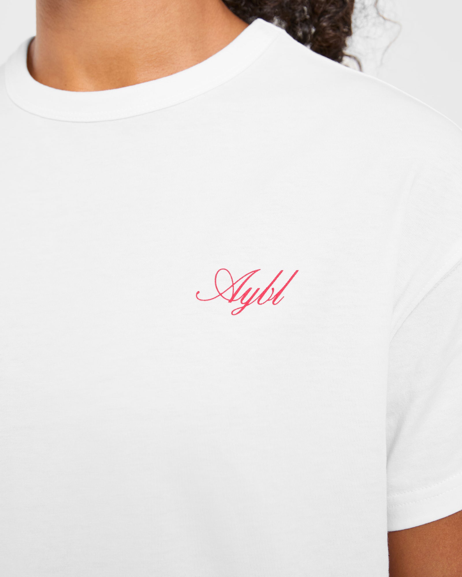 Athletics Sport Dept Oversized T Shirt - White/Red