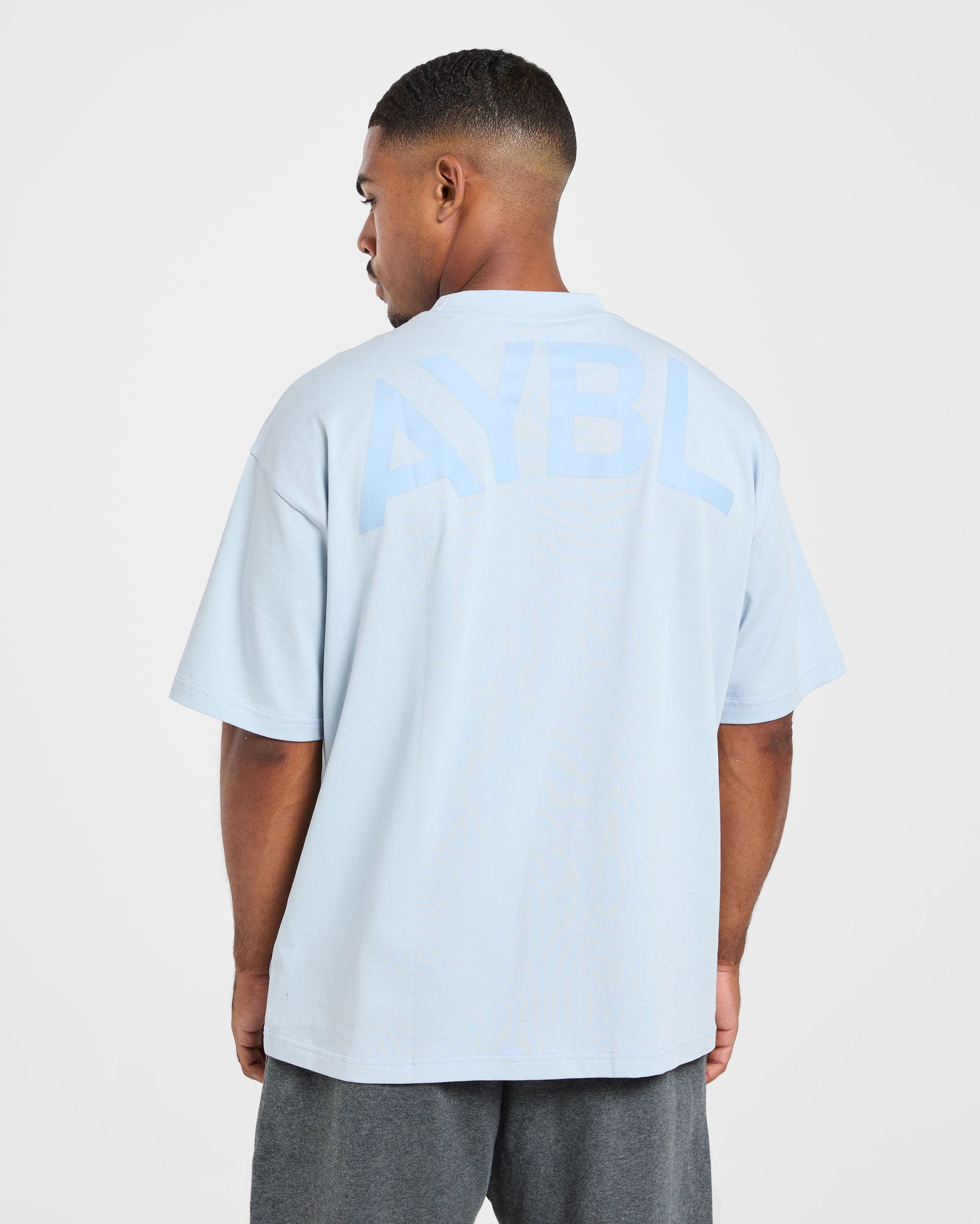 Essential Oversized T Shirt - Light Blue
