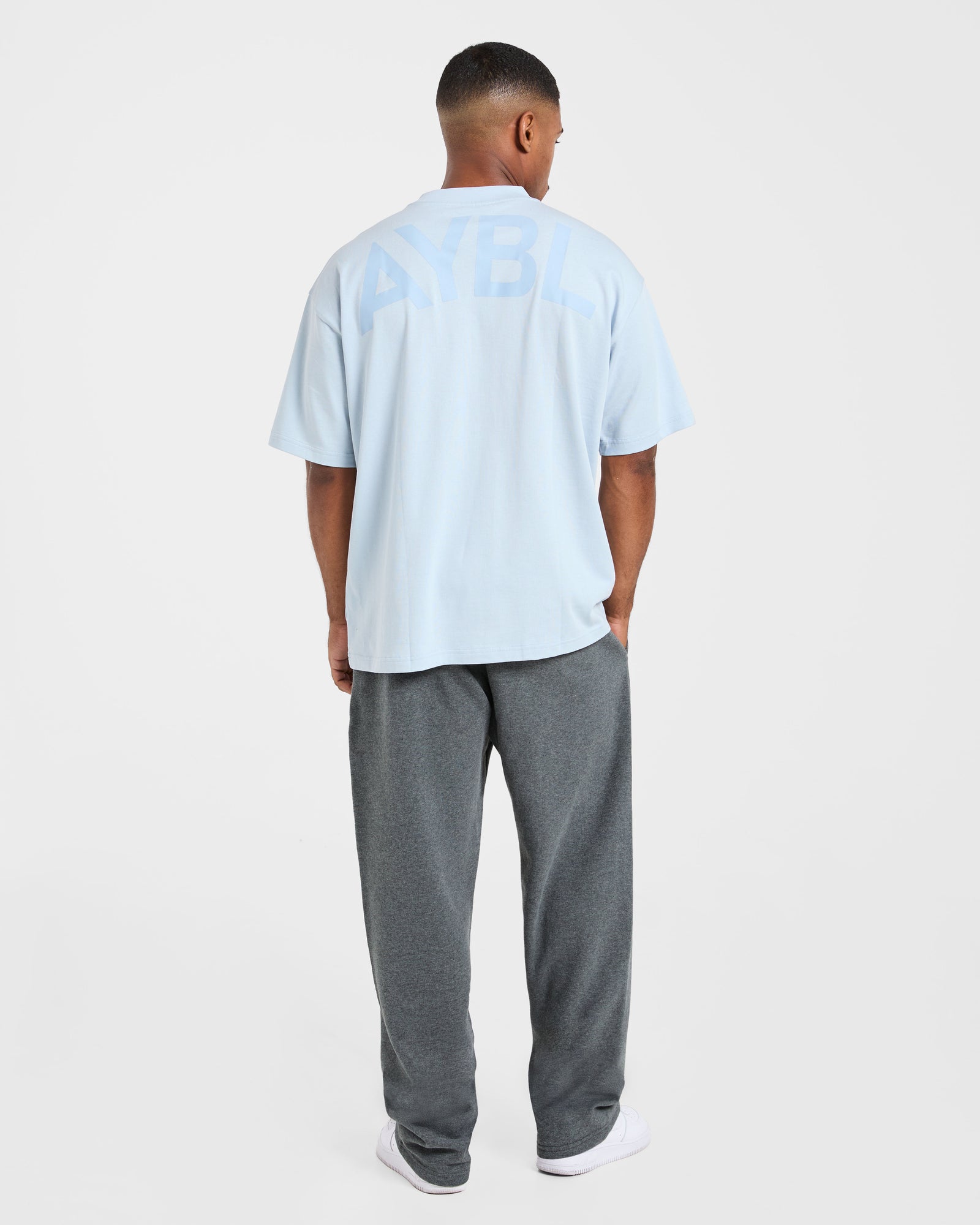 Essential Oversized T Shirt - Light Blue