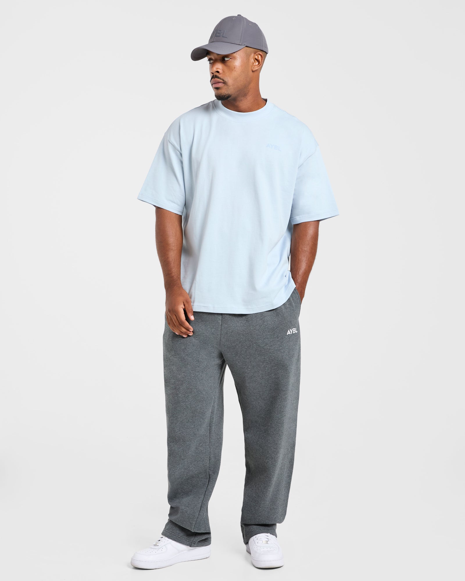 Essential Oversized T Shirt - Light Blue