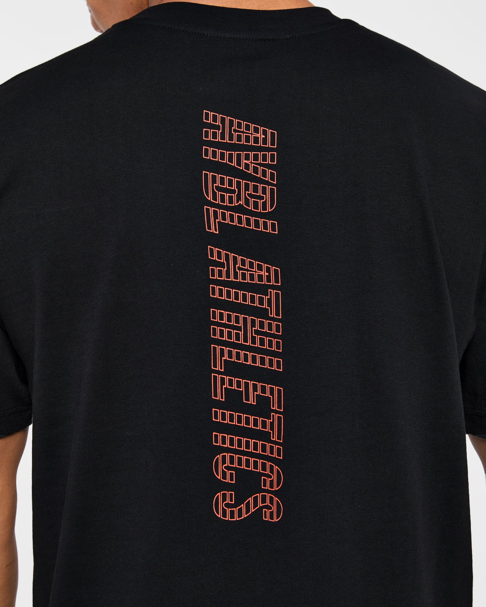 Athletics Performance T Shirt - Black/Orange