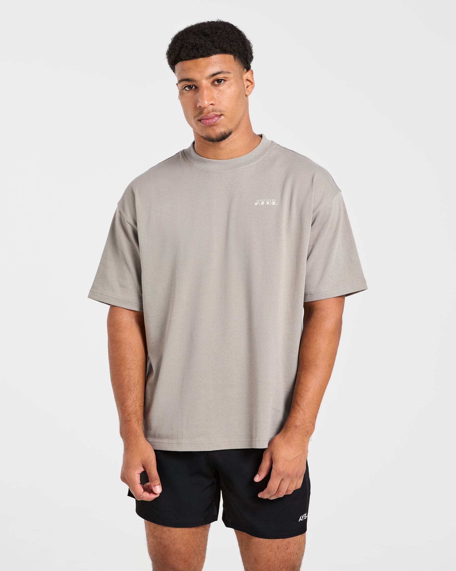AYBL Strength Club Oversized T Shirt - Fog