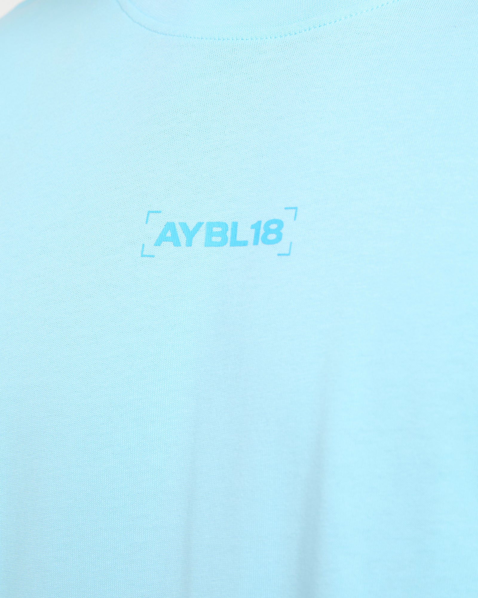 Power Club Oversized T Shirt - Light Blue