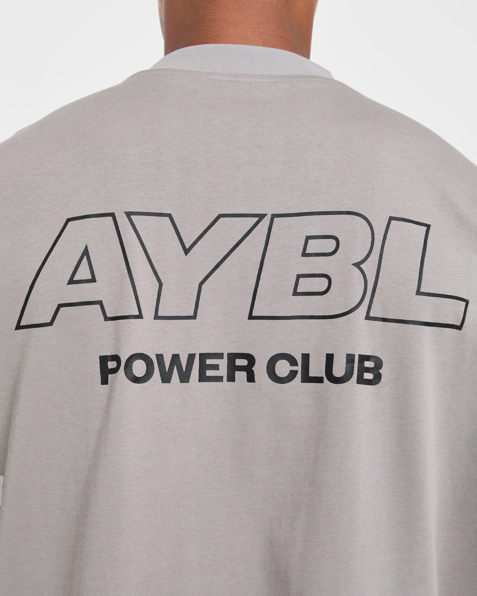 Power Club Oversized T Shirt - Grey