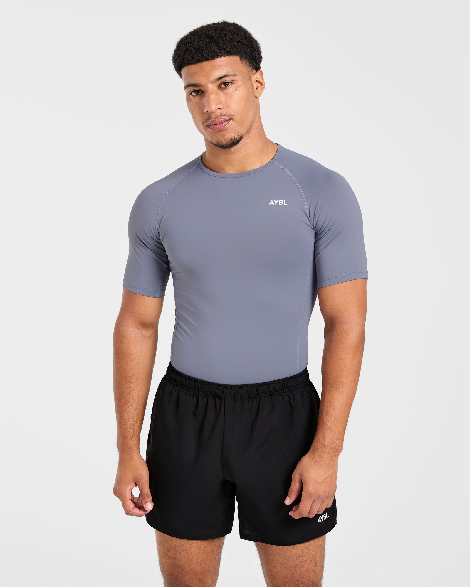 Compression T Shirt - Slate Grey