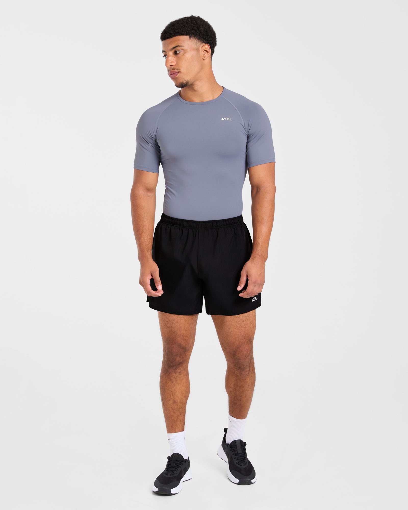 Compression T Shirt - Slate Grey