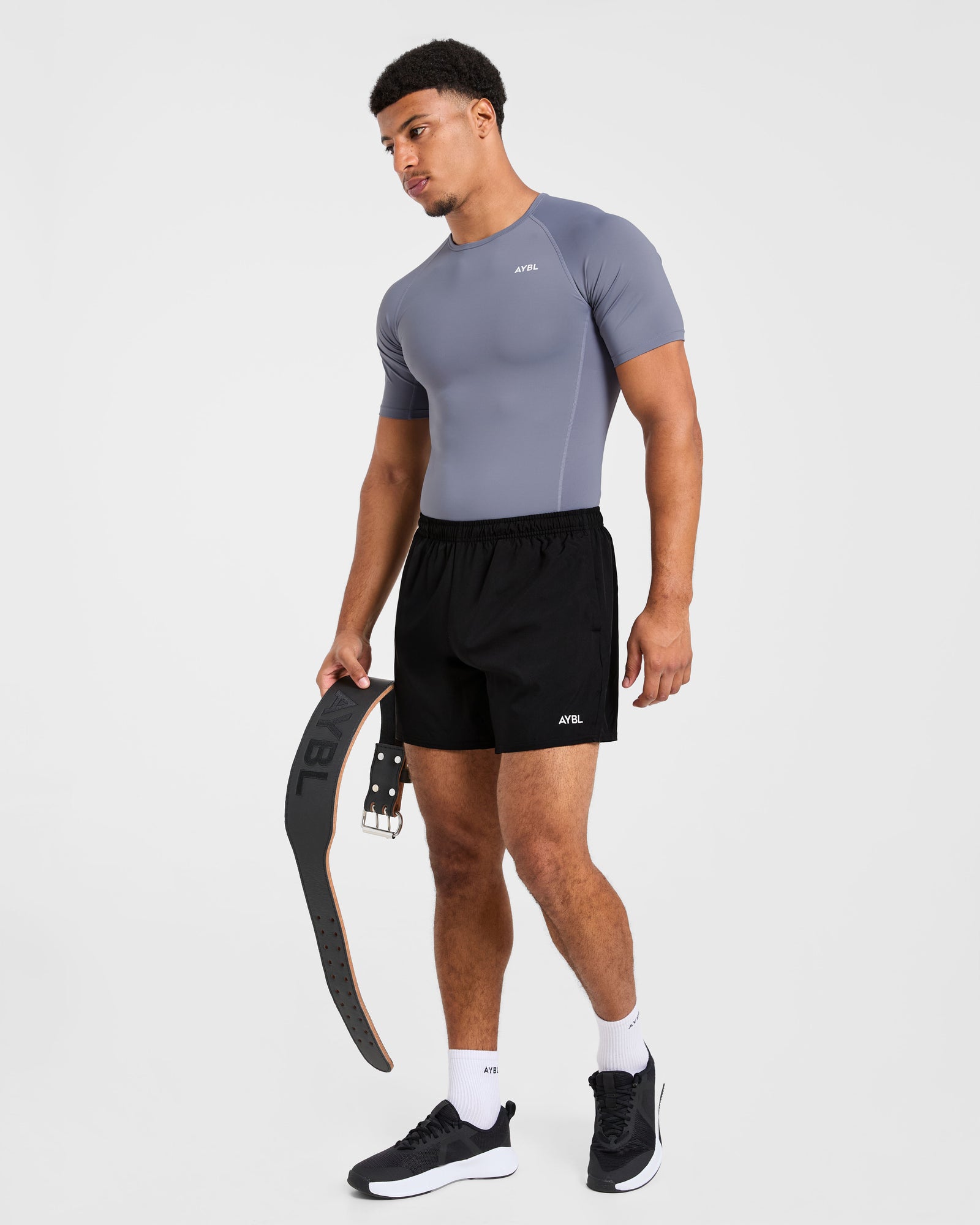 Compression T Shirt - Slate Grey