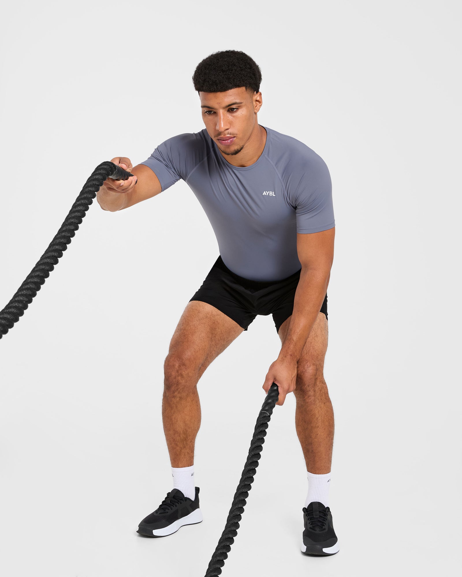 Compression T Shirt - Slate Grey