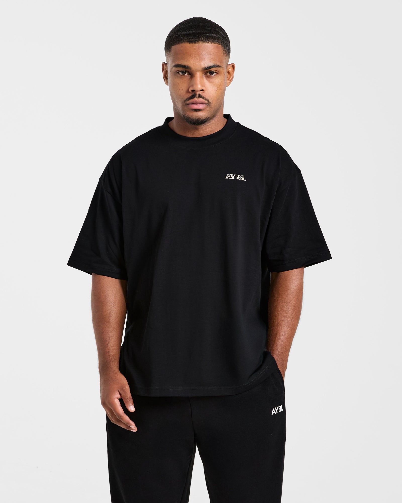 AYBL Strength Club Oversized T Shirt - Black