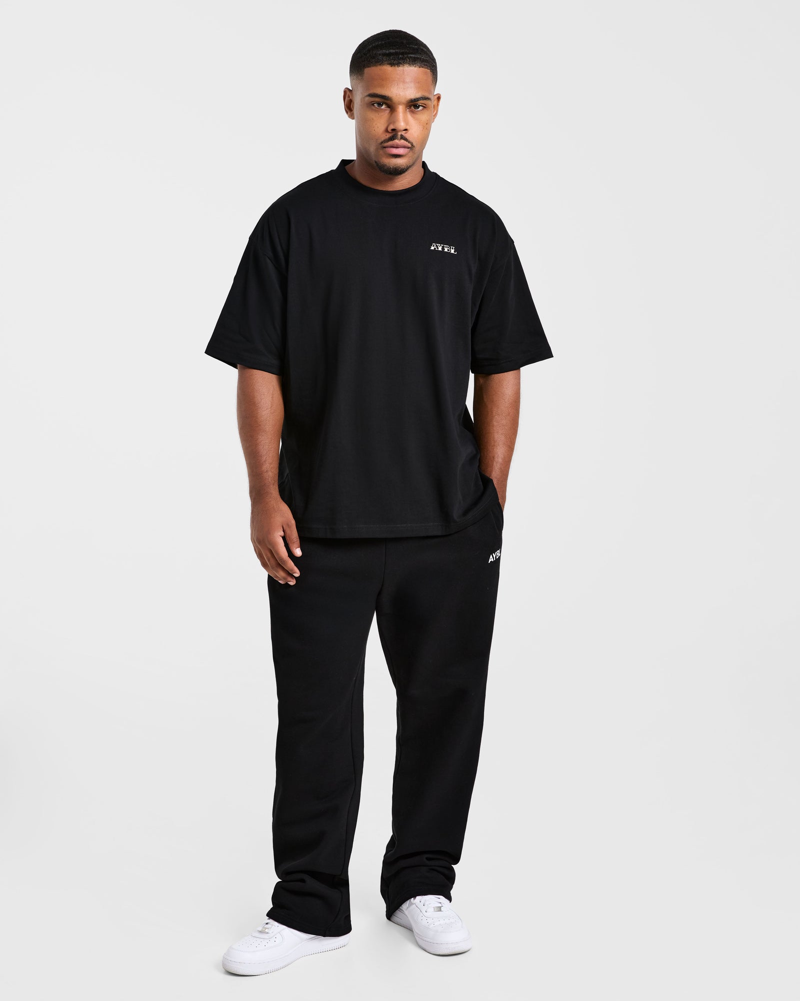 AYBL Strength Club Oversized T Shirt - Black