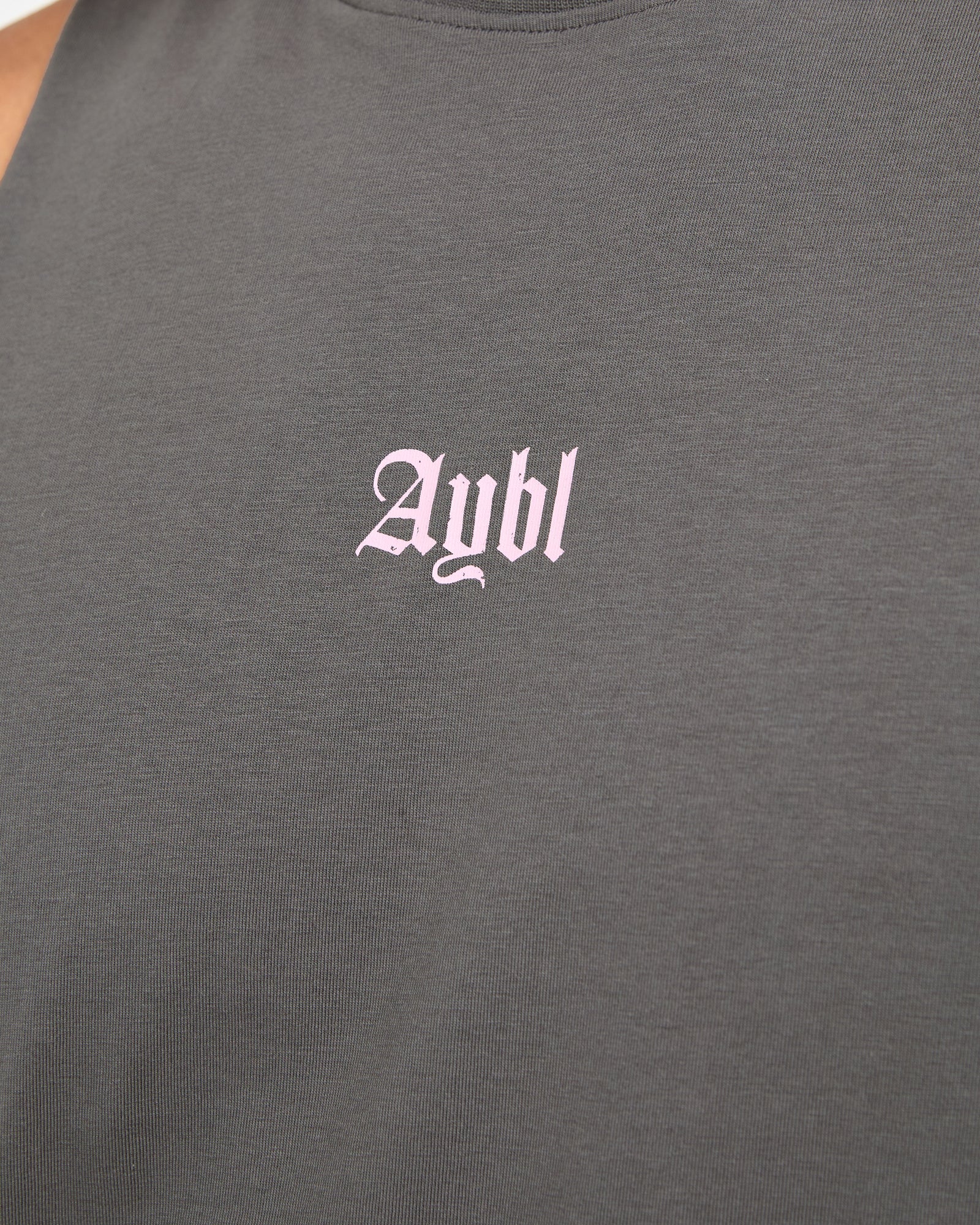 Deadlift Graphic Tank - Charcoal/Pink